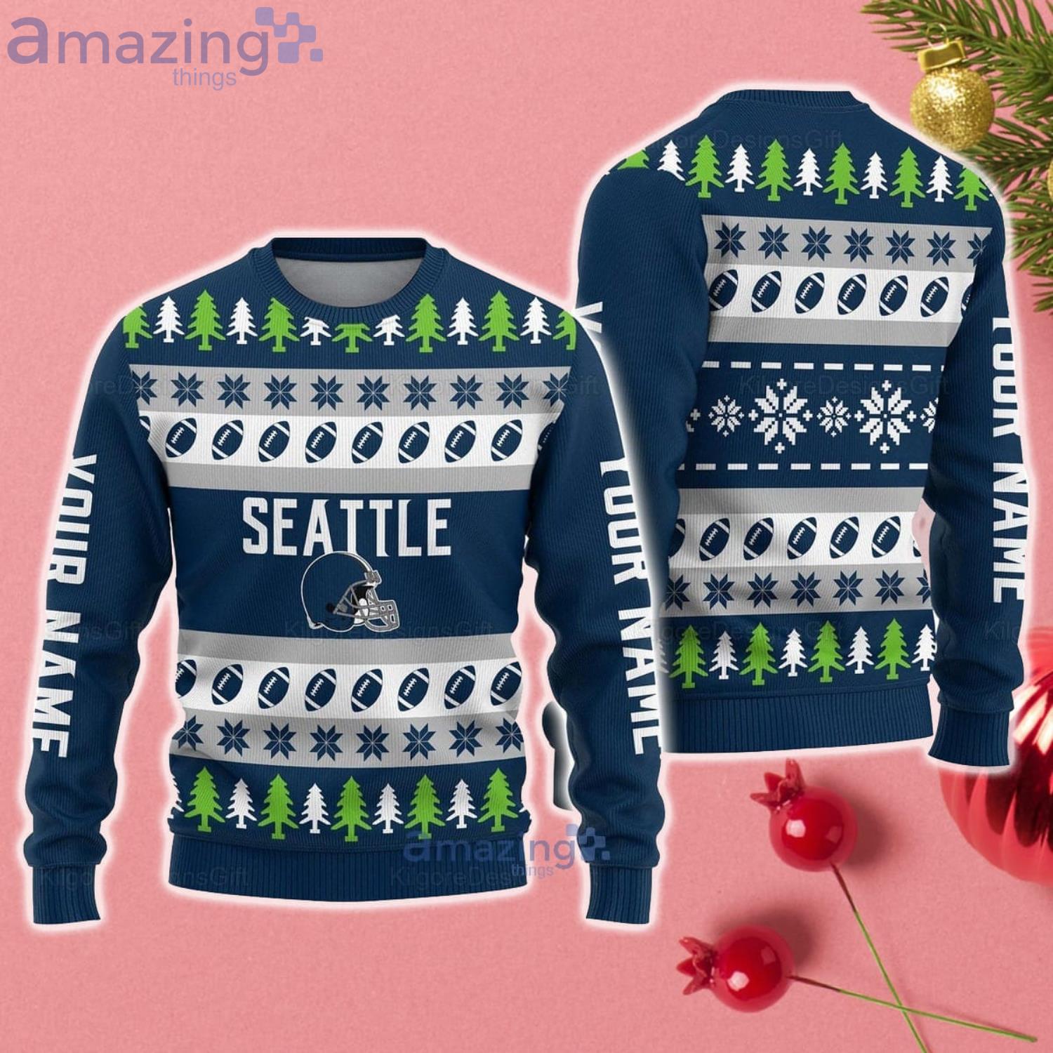 Seattle Mariners Custom New Uniforms For Fan Gear Ugly Xmas Sweater Gift  Holidays - YesItCustom