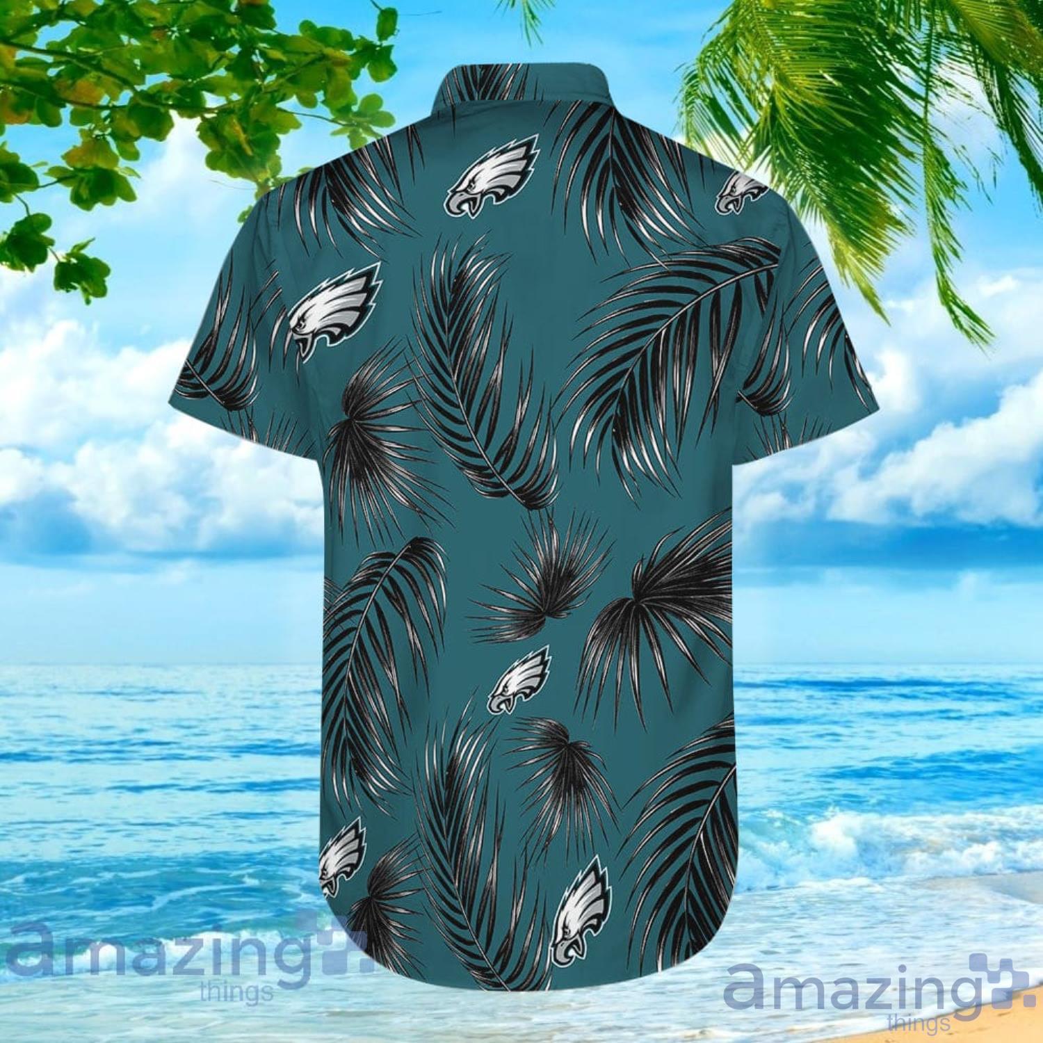 Philadelphia Eagles Flower Hawaiian Shirt For Men And Women image Philadelphia Eagles Flower Hawaiian Shirt For Men And Women Product Photo 3