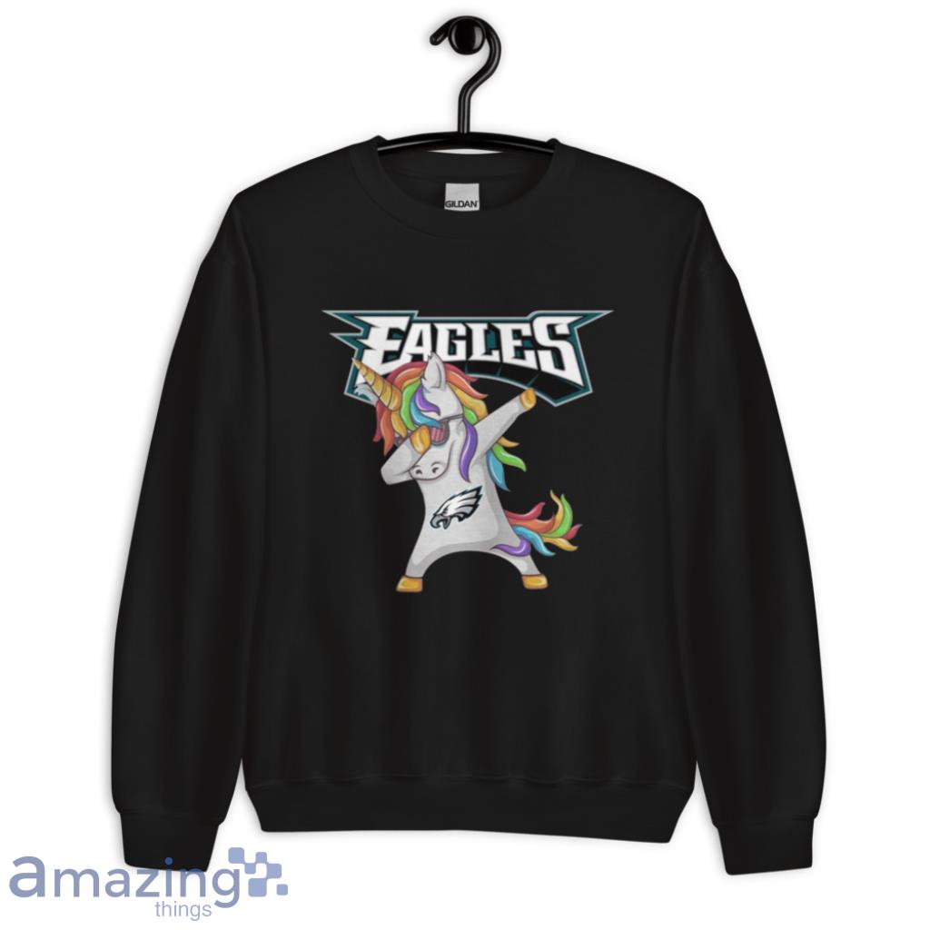 Funny Unicorn Dabbing Philadelphia Eagles Nfl Football T-shirt