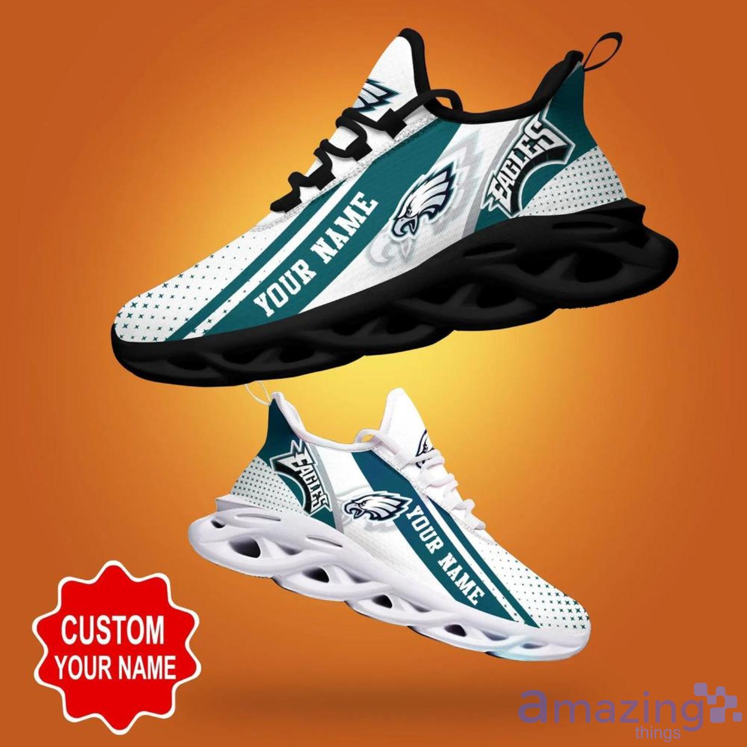 Philadelphia Eagles NFL Max Soul Shoes Custom Name Sneakers