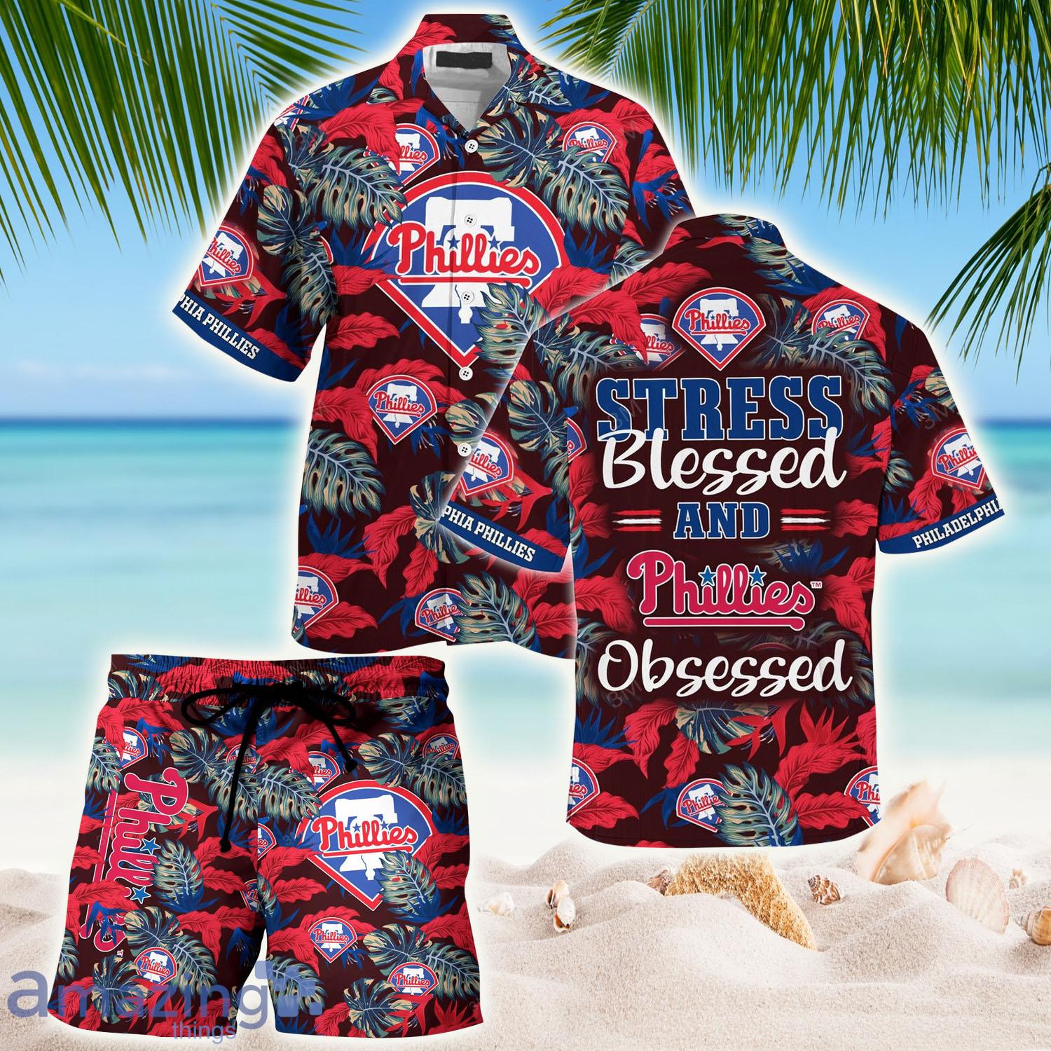 Philadelphia Phillies MLB-Summer Hawaiian Shirt And Shorts