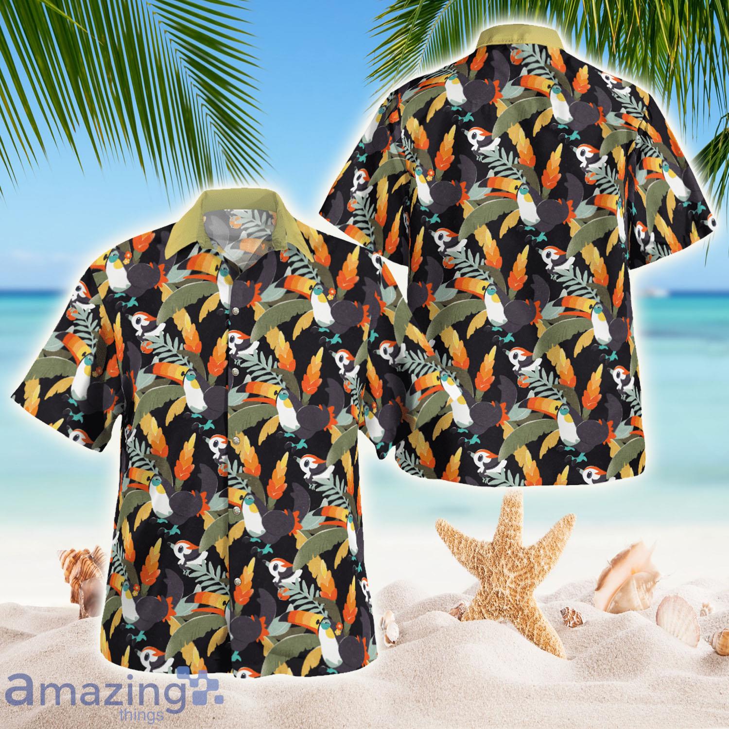Pikipek On Summer Day Beach Pokemon Hawaiian Shirt - Pikipek On Summer Day Beach Pokemon Hawaiian Shirt