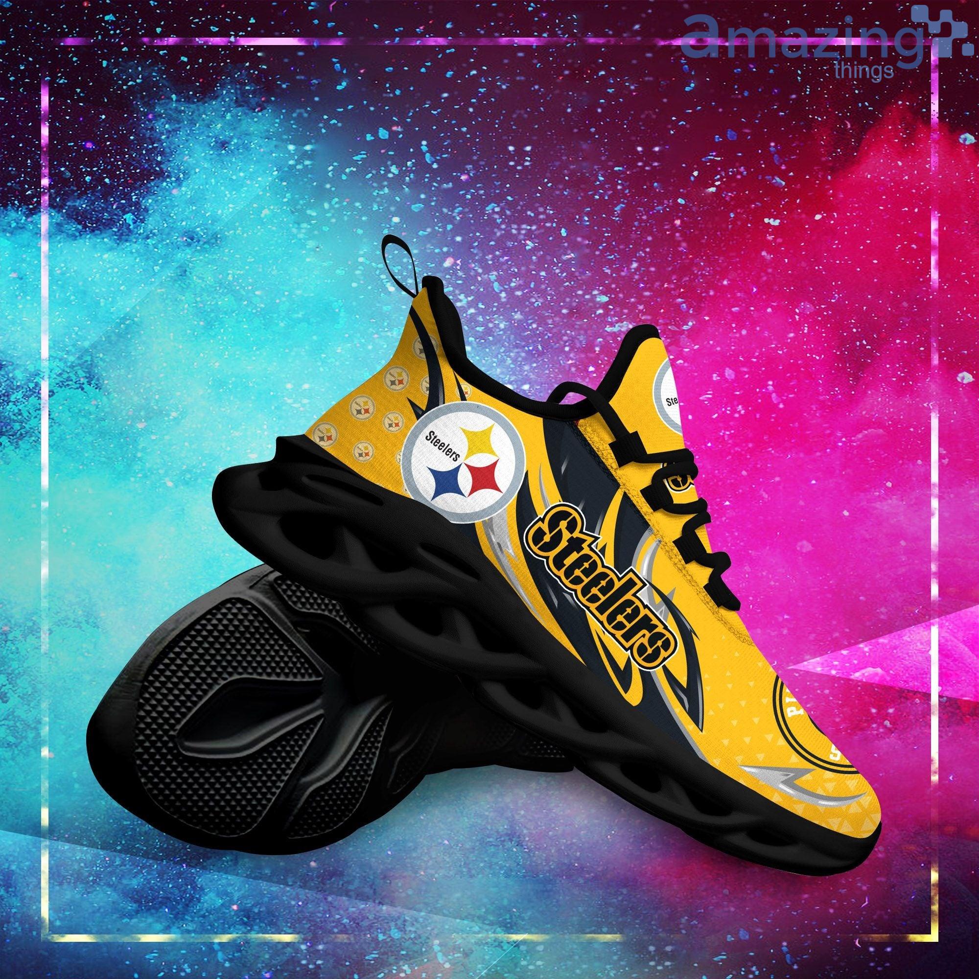 Pittsburgh Steelers All Over Print Max Soul Shoes Running Shoes Product Photo 1