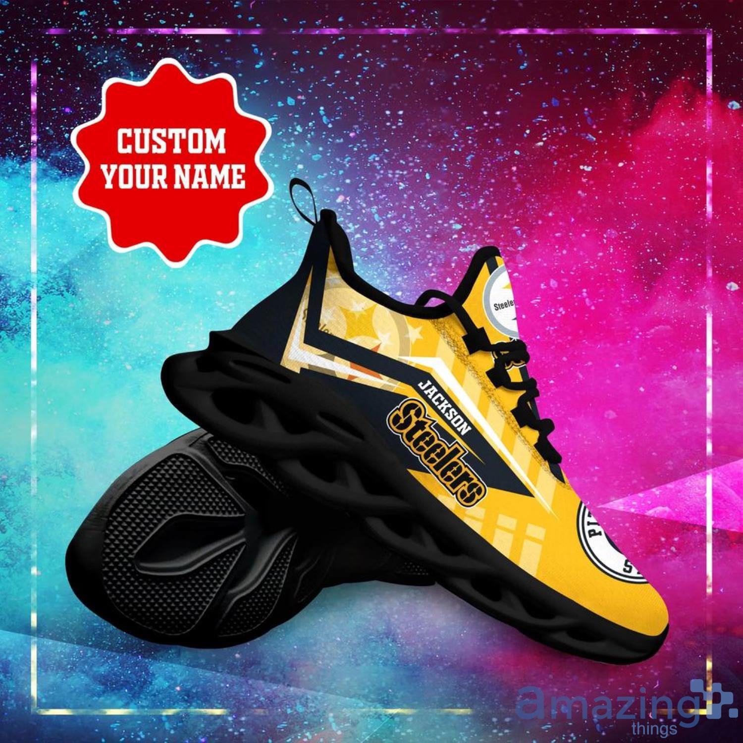 Pittsburgh Steelers NFL Max Soul Sneakers Running Shoes