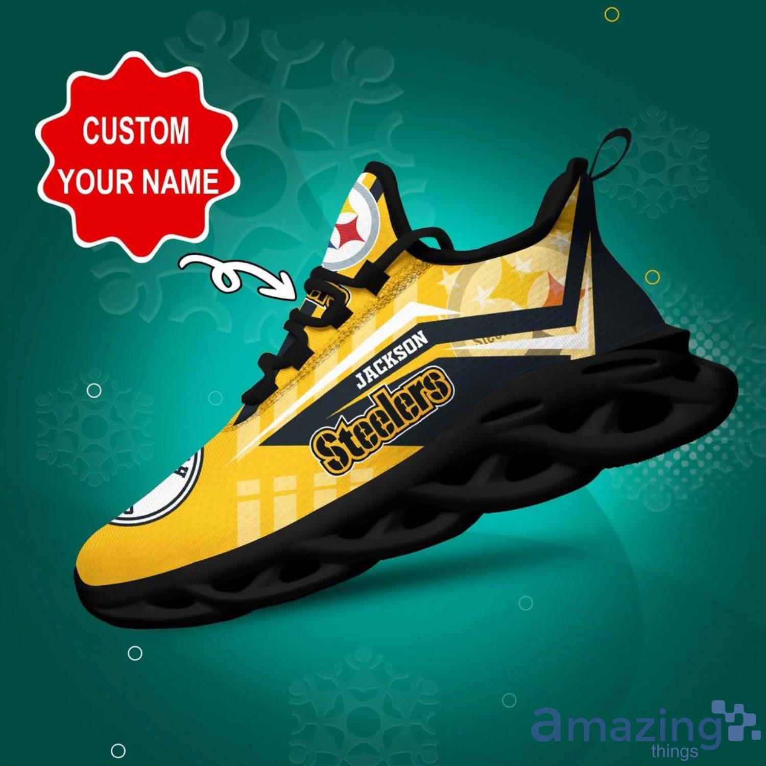 Pittsburgh Steelers NFL Collection Max Soul Shoes Personalized