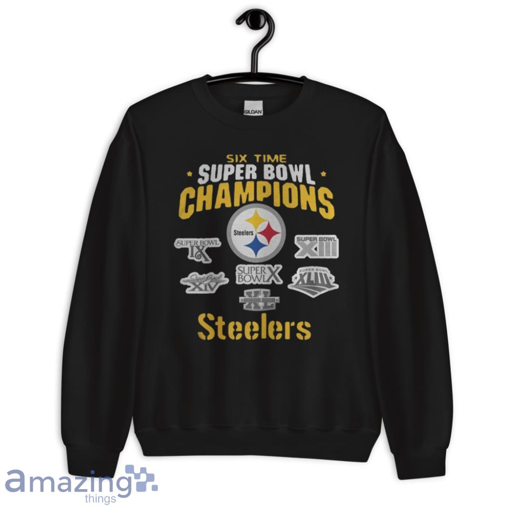 pittsburgh steelers 6 time super bowl champs jersey
