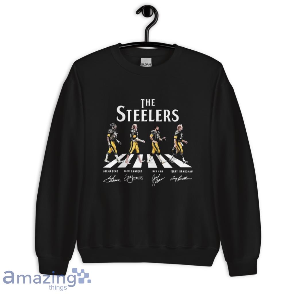 The Steelers Shirt Walking Abbey Road Signatures Shirt, Steelers