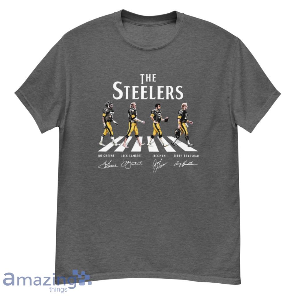 The Steelers Walking Abbey Road Signatures Pittsburgh T Shirt