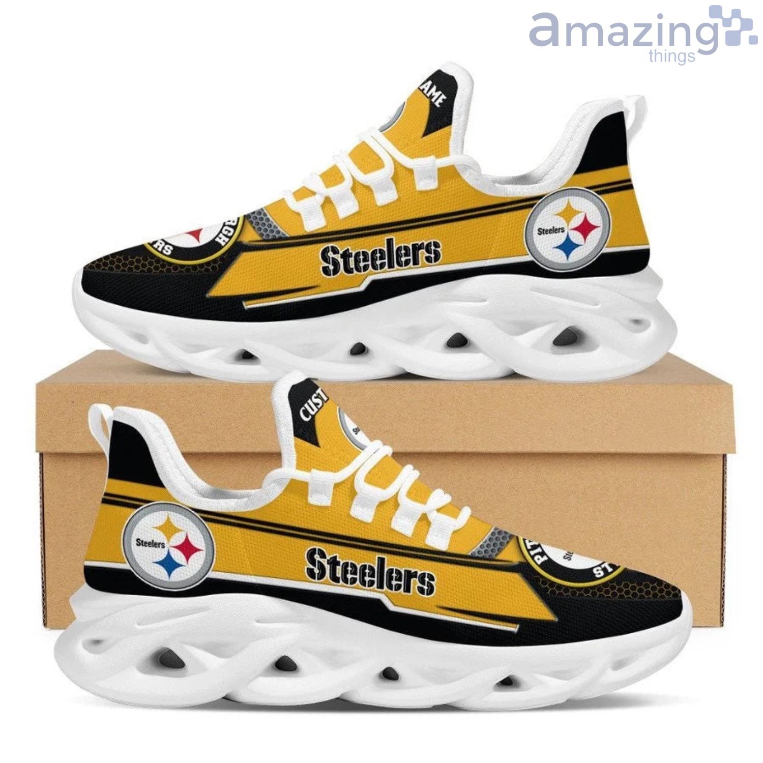 Pittsburgh Steelers Ultra Cool Max Soul Shoes Running Shoes For Men And Women Product Photo 1