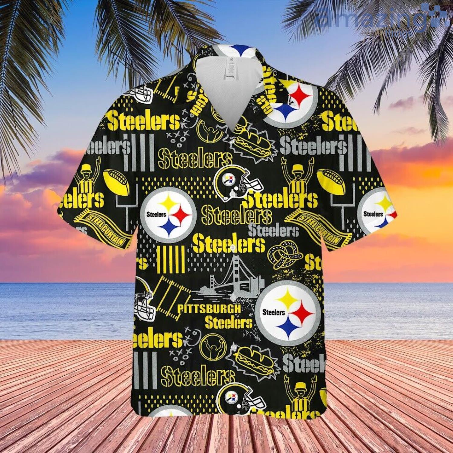 Pittsburgh Steelers - Unisex Hawaiian Shirt Summer Shirt Product Photo 1