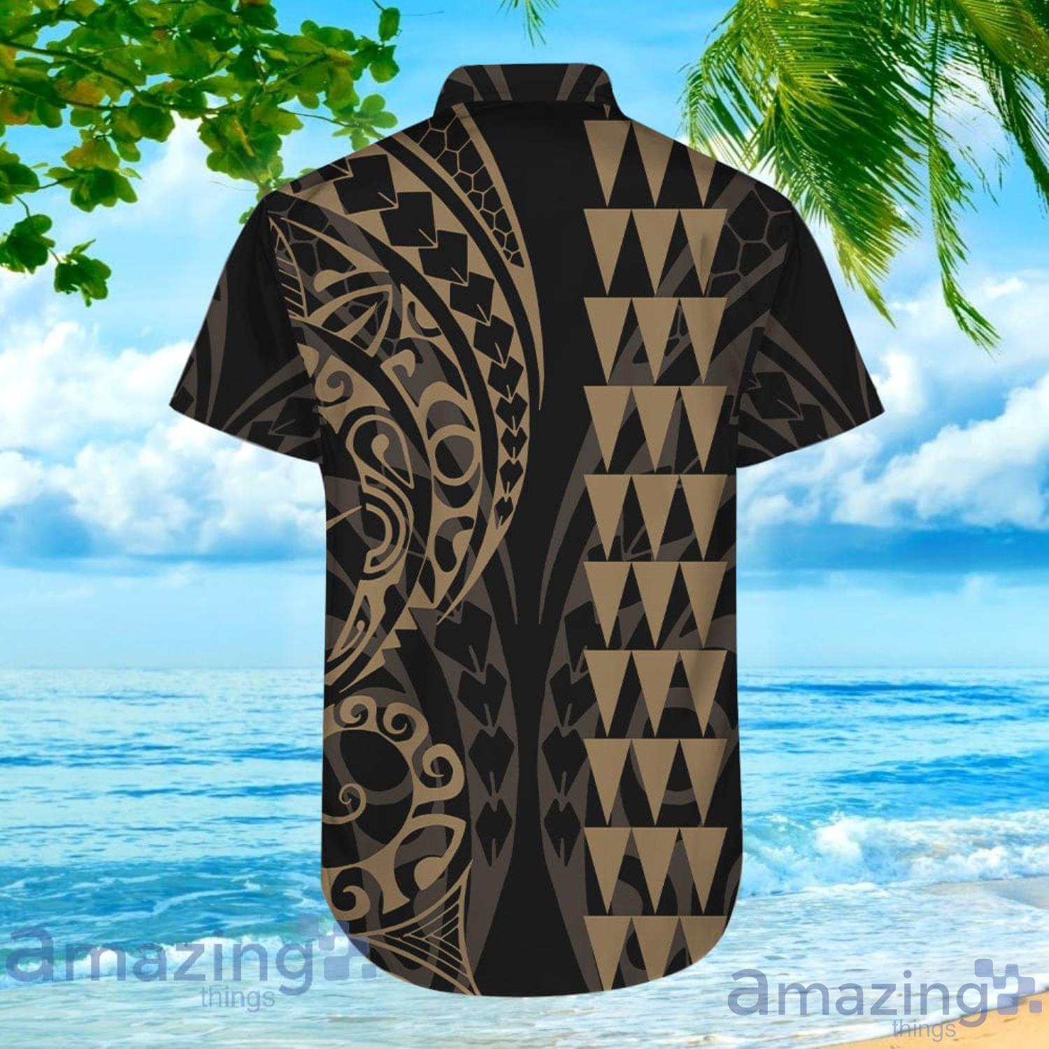 Polynesian Hawaiian Shirt For Men And Womens - Vintage Guam Polynesian Hawaii Shirt Product Photo 1