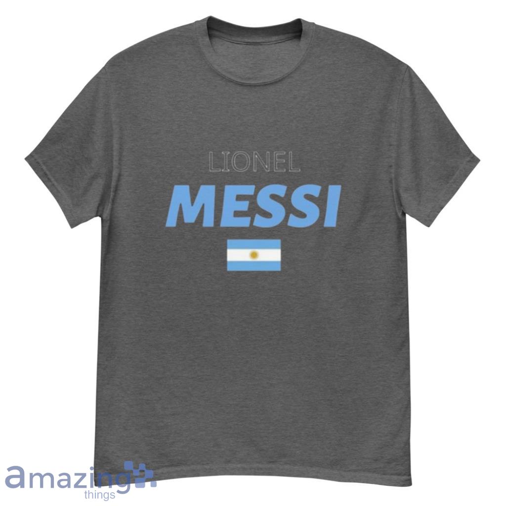 Qatar 2022 World Cup Argentina Lionel Messi T-Shirt Product Photo 1
