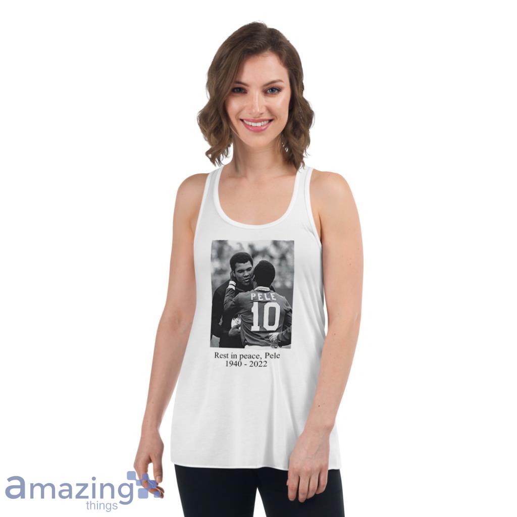 Rest In Peace Pele 1940 2022 T Shirt image Rest In Peace Pele 1940 - 2022 T-Shirt - Womens Flowy Racerback Tank