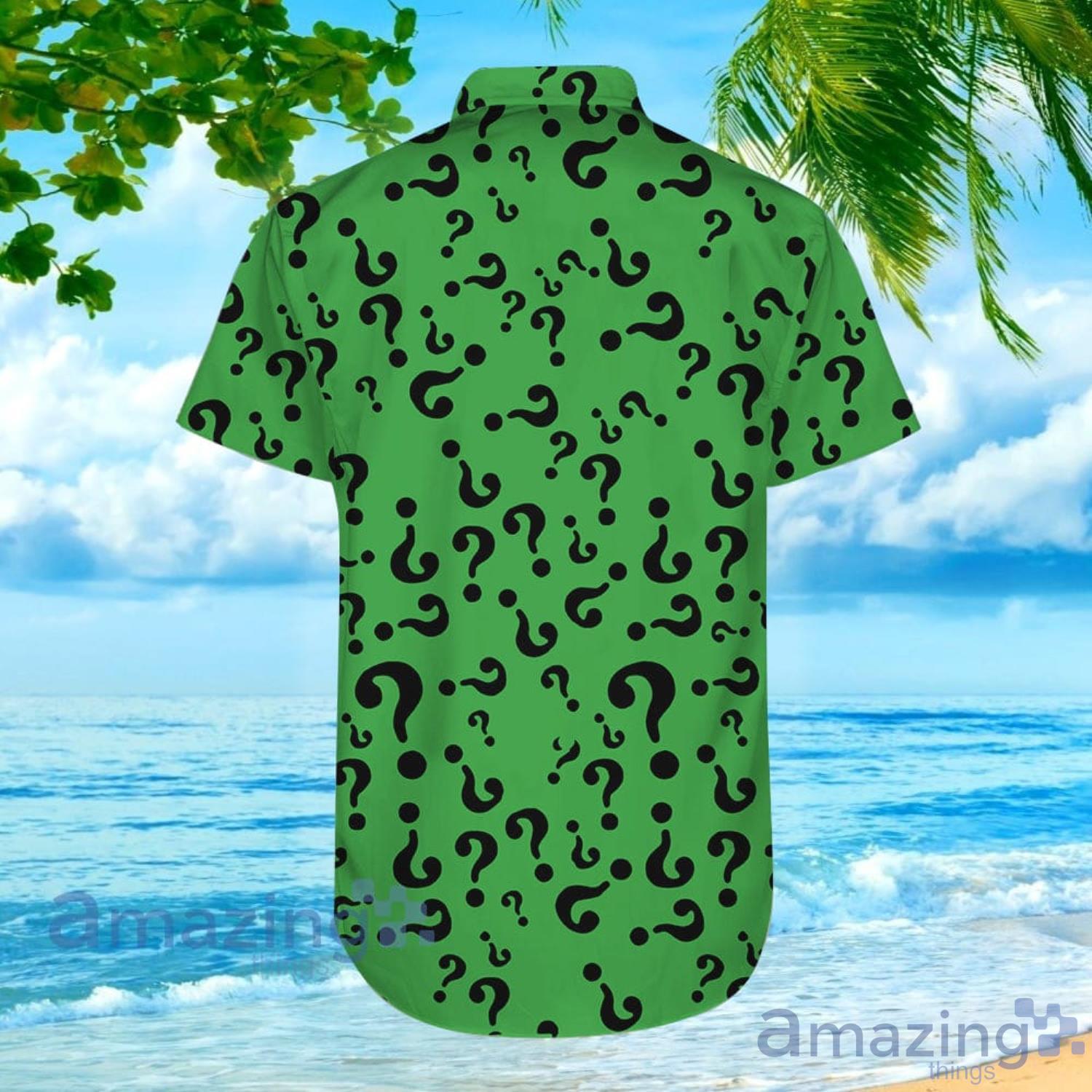 Riddler Supervillain Green Hawaiian Shirt For Men And Women
