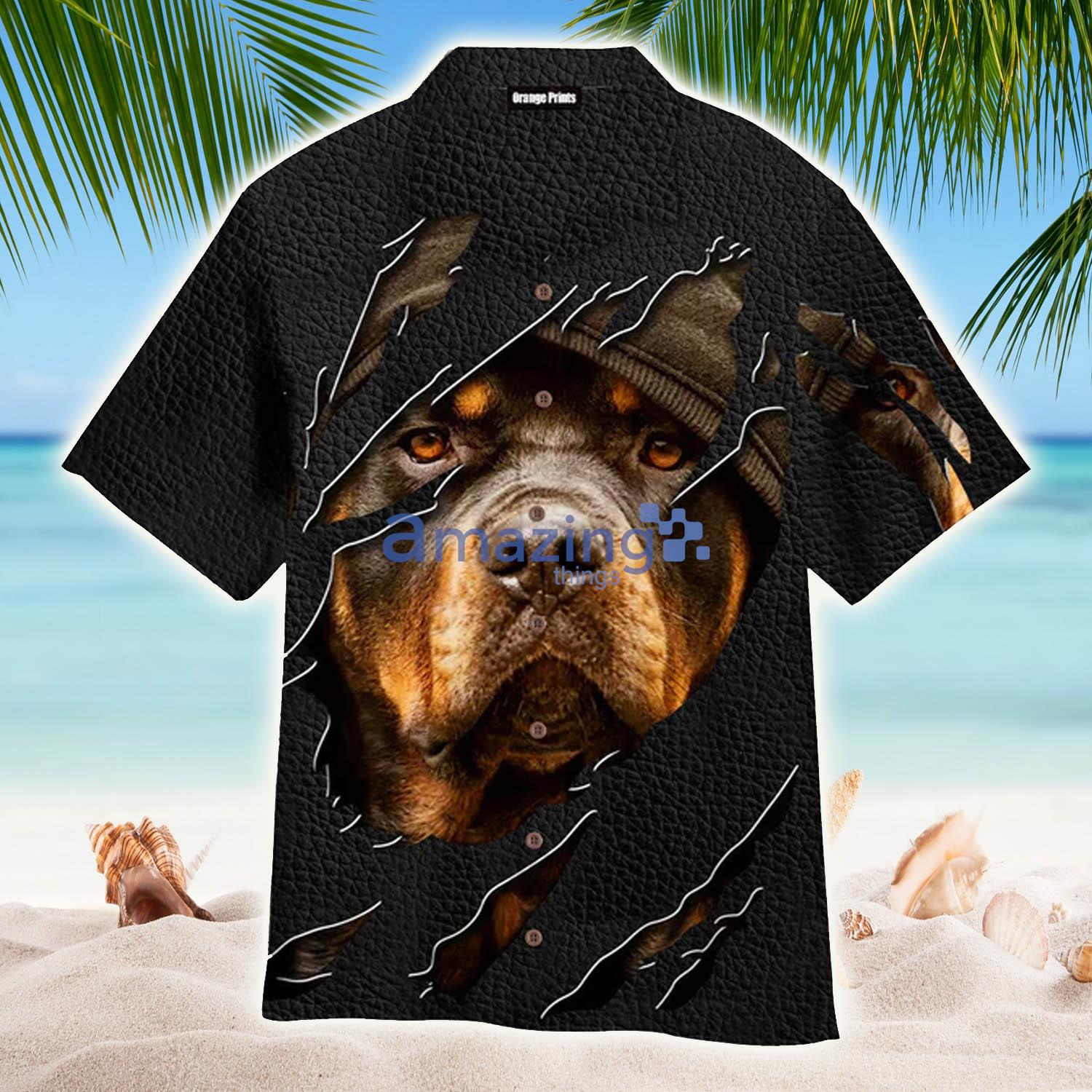 Rottweiler Dog Hawaiian Shirt - Rottweiler Dog Hawaiian Shirt