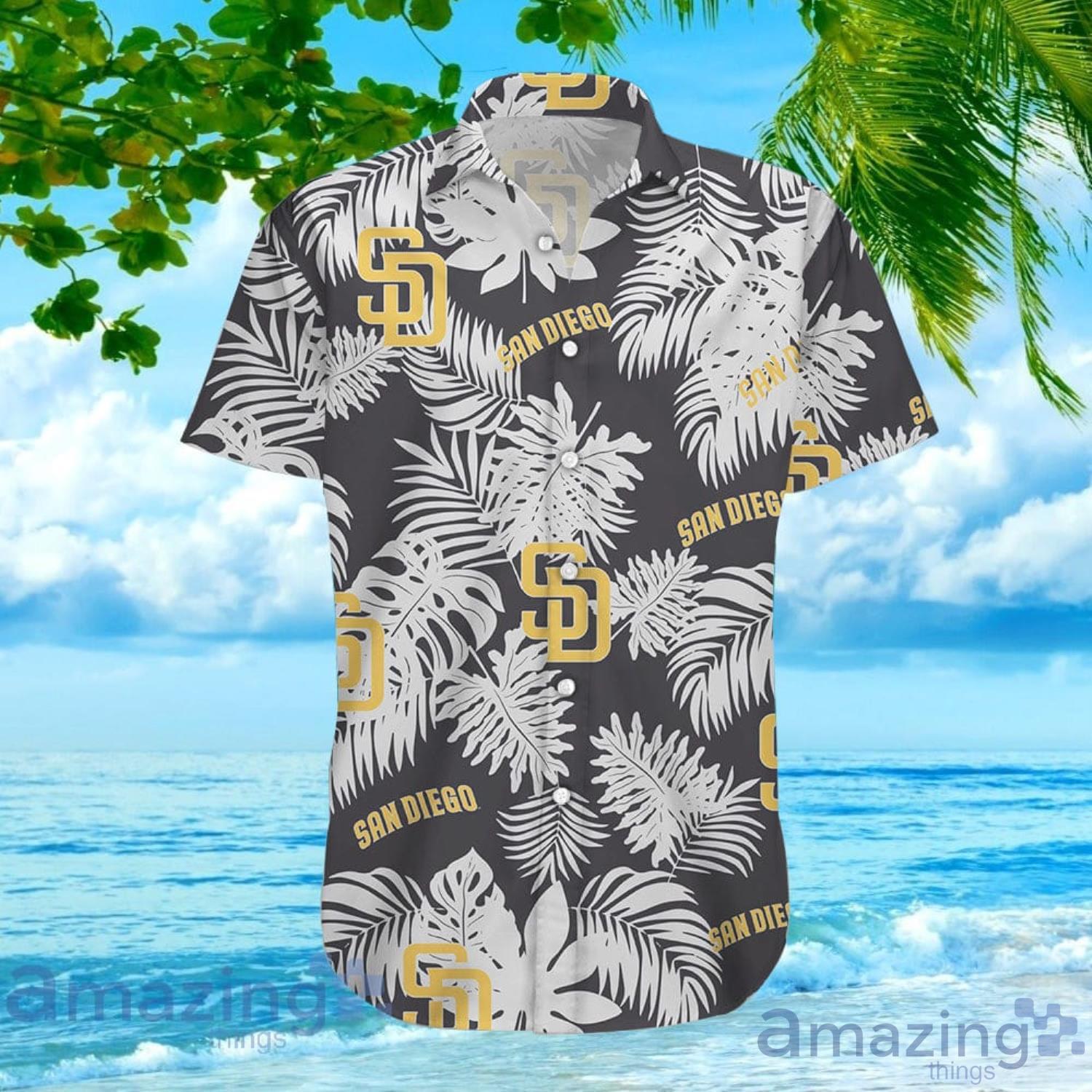 San Diego Padres Tropical Flower Hawaiian Shirt For Men And Women