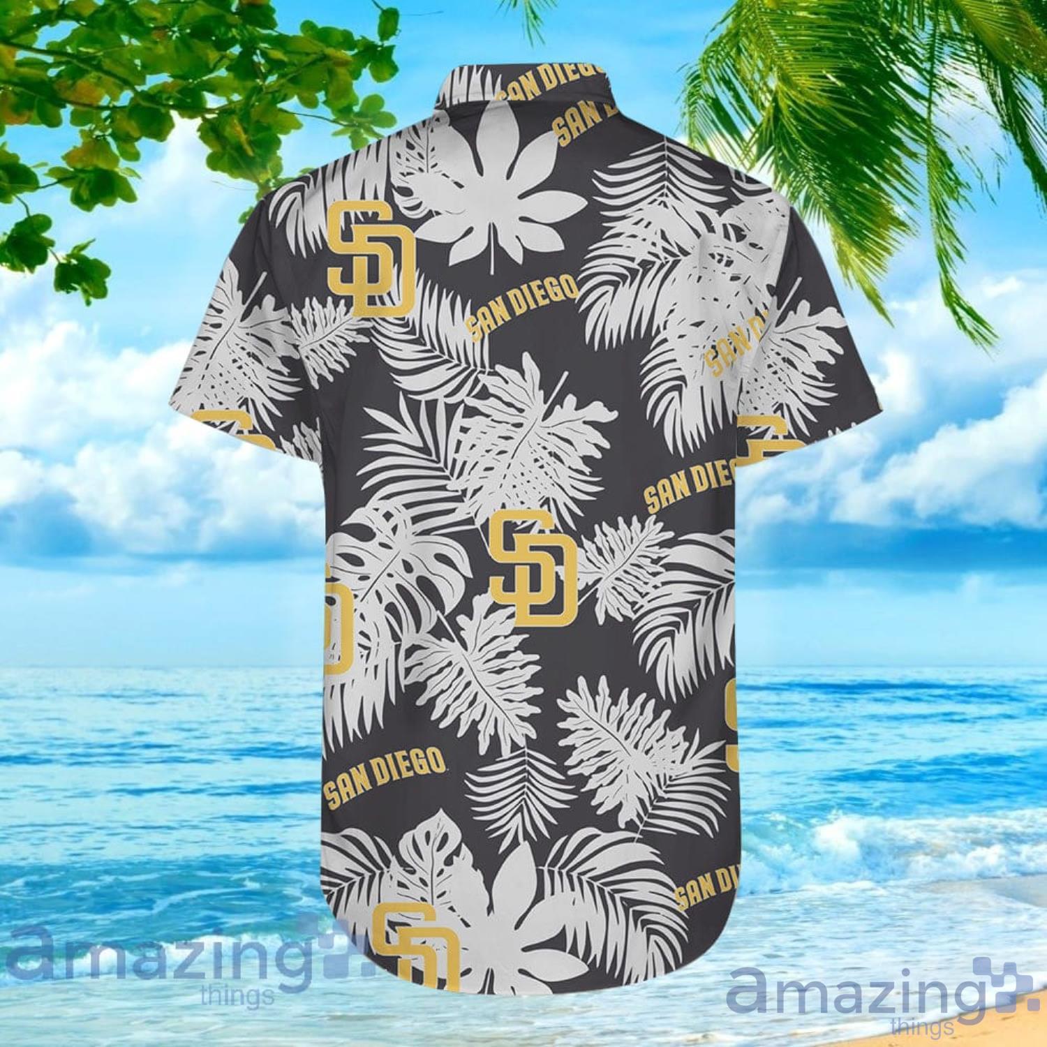 San Diego Padres Tropical Flower Hawaiian Shirt For Men And Women Product Photo 1 San Diego Padres Tropical Flower Hawaiian Shirt For Men And Women Product Photo 1