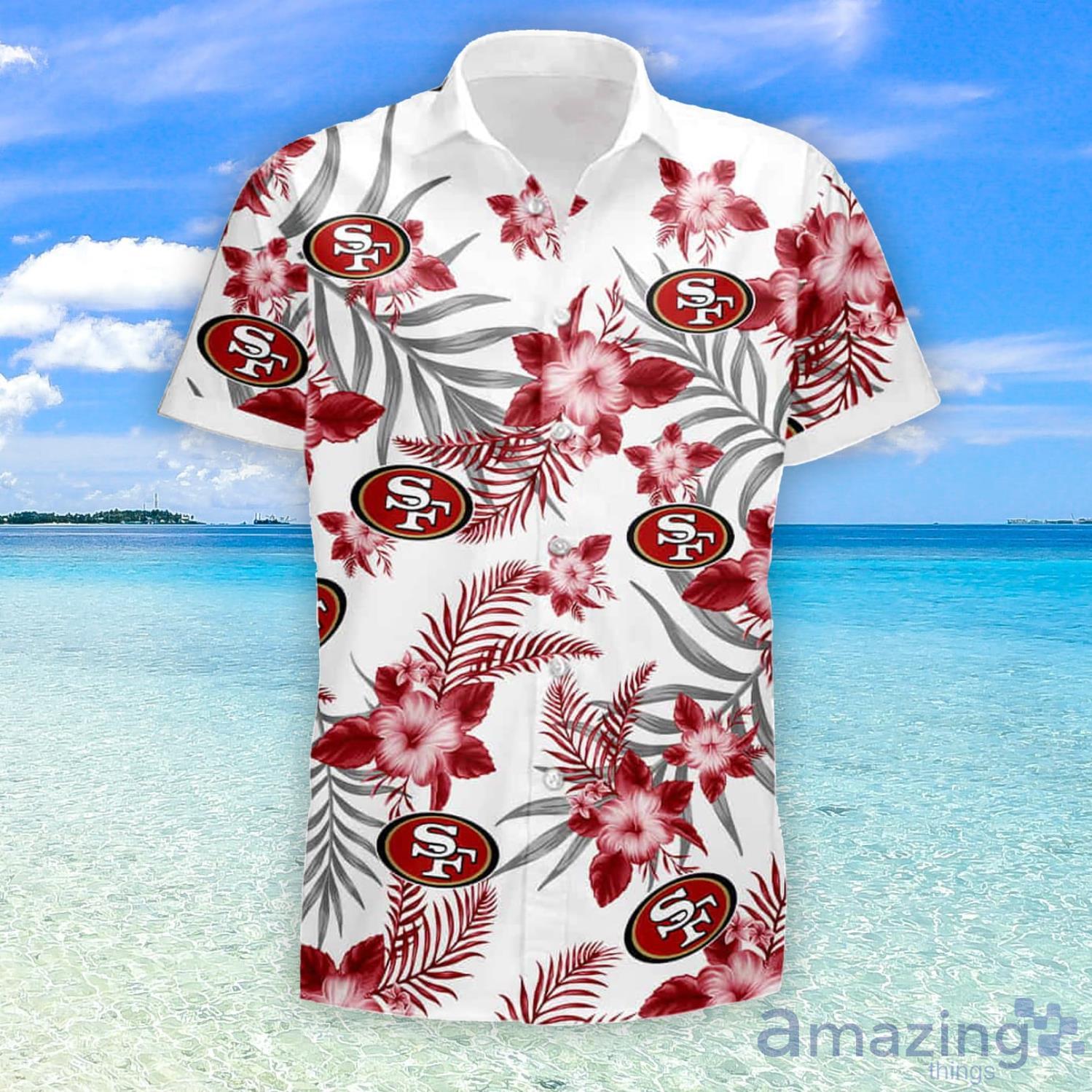 San Francisco 49Ers Logo Hawaii Shirt Hawaii Summer Hawaiian Shirt Product Photo 1