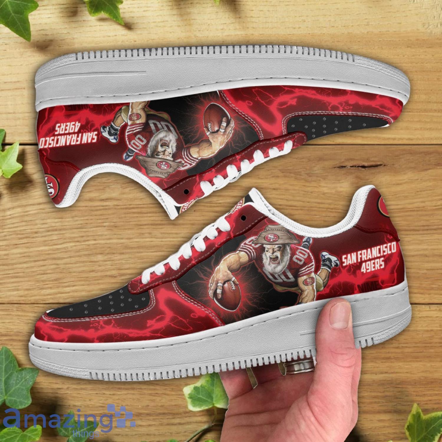 San Francisco 49ers Football AOP Air Force Low Top Shoes Gift For Fans Style