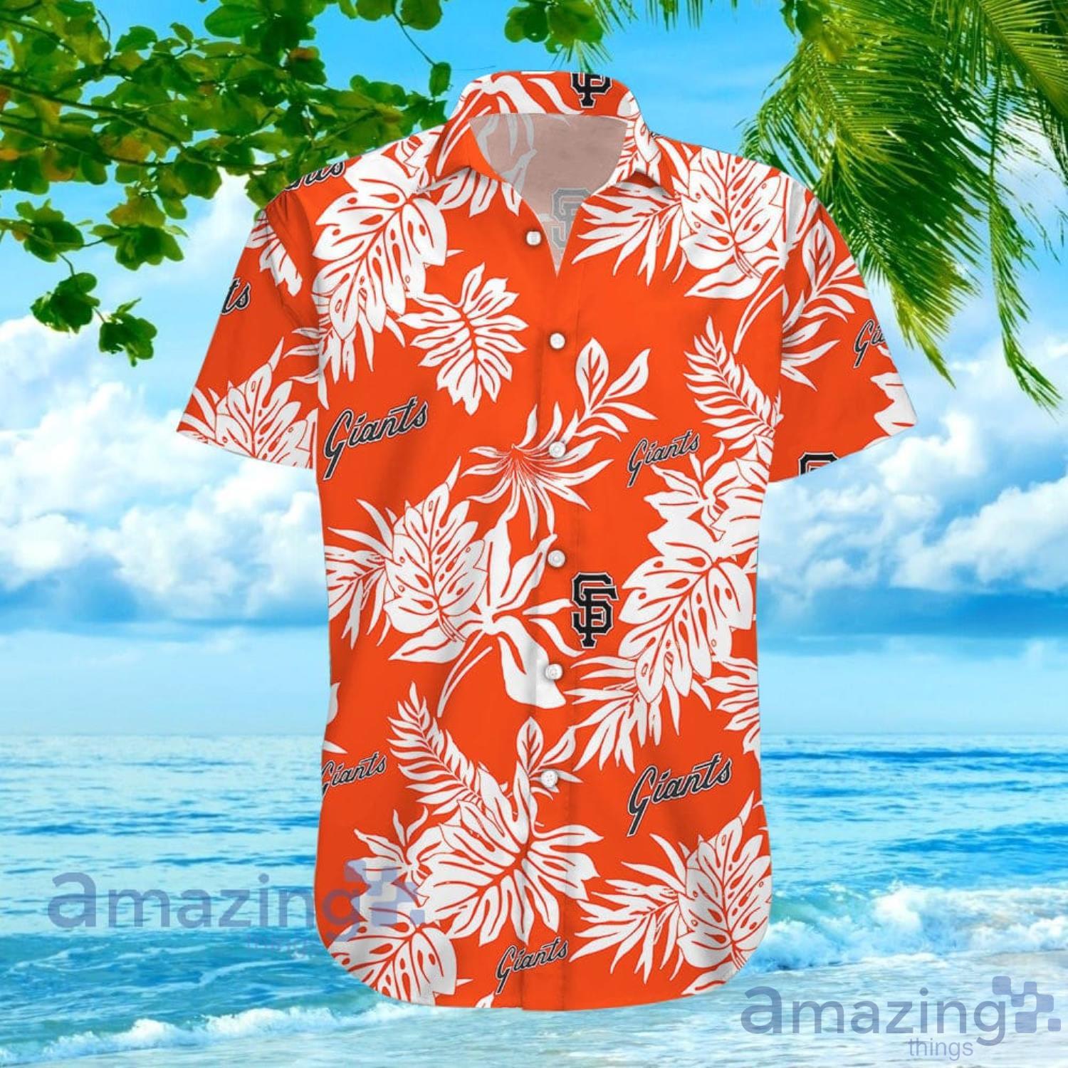 San Francisco Giants Aloha Mlb Orange Hawaiian Shirt For Men And Women