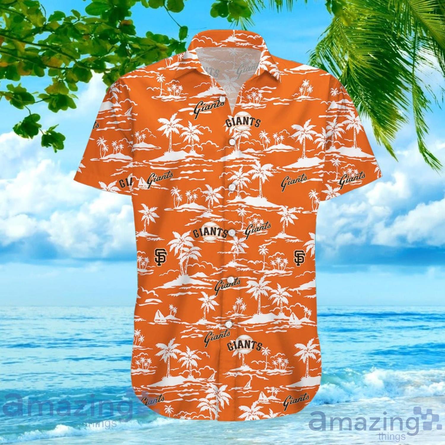 Personalized San Francisco Giants MLB Cheap Button Up Hawaiian Shirt - T- shirts Low Price