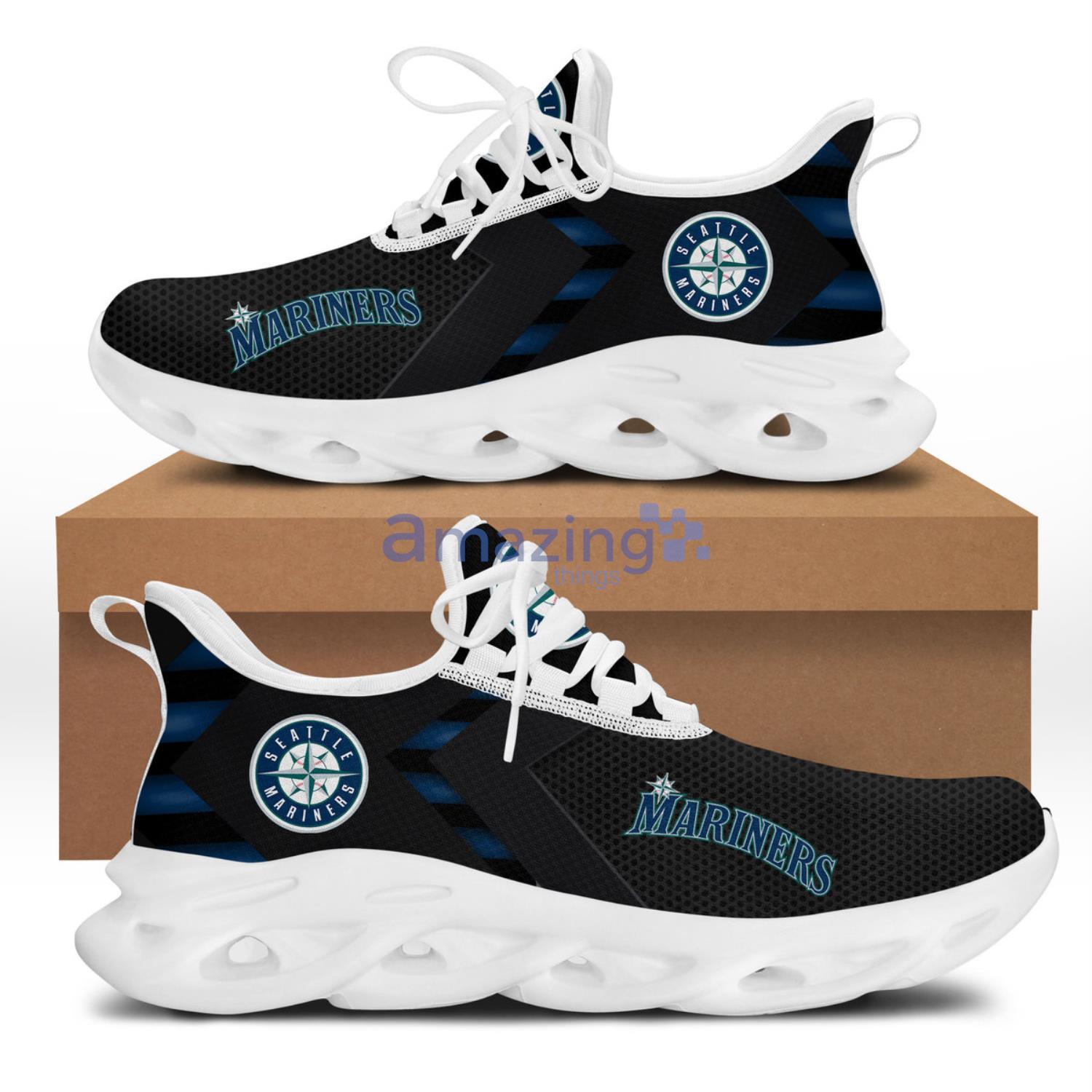Seattle Mariners Max Soul Sneaker Running Shoes For Fans Product Photo 1