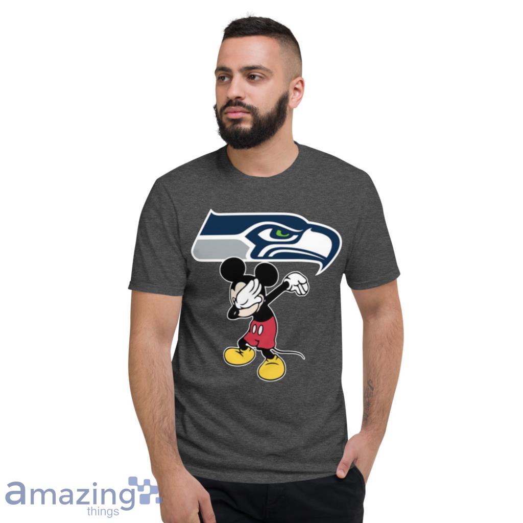 Seattle Seahawks NFL Football Dabbing Mickey Disney Sports T Shirt