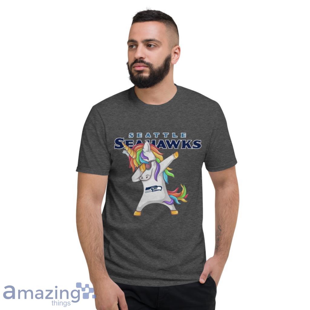 Seattle Seahawks NFL Football Funny Unicorn Dabbing Sports For Fans T Shirt