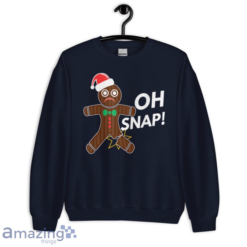  Snap Gingerbread Man Shirt - Funny Christmas Sweatshirt - 1-Unisex Crewneck Sweatshirt-1