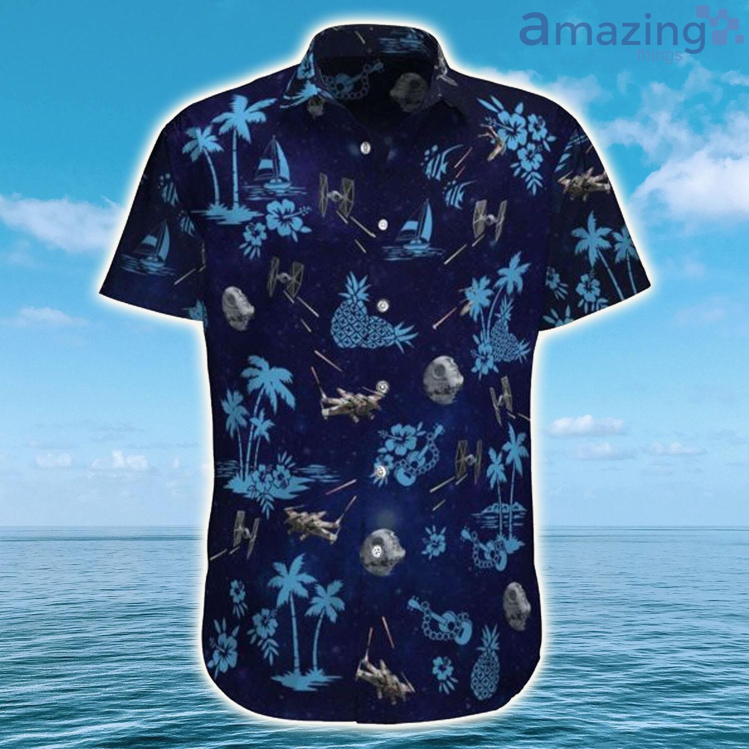 Spaceships Battle Star Wars Hawaiian Shirt - Spaceships Battle Star Wars Hawaiian Shirt