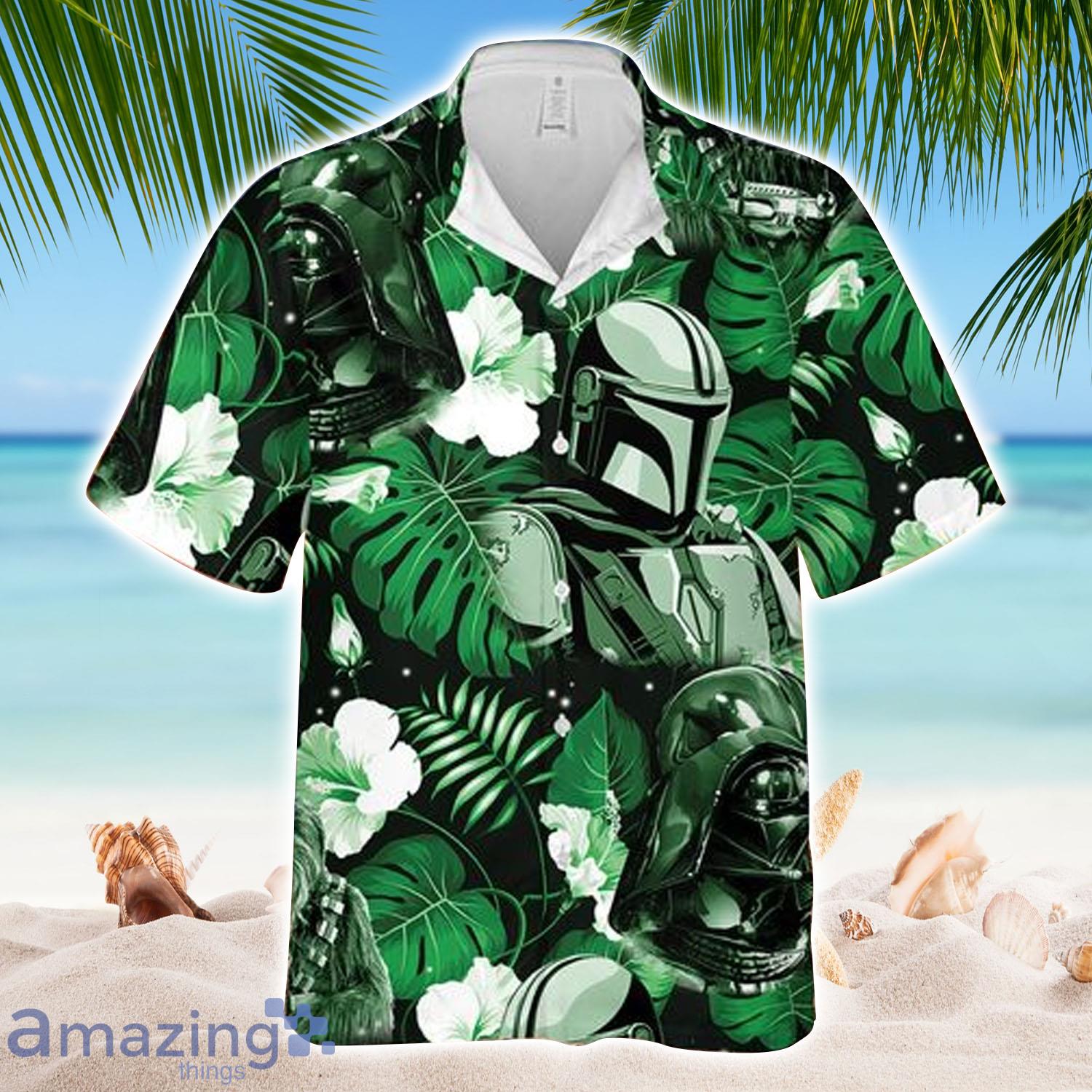Star Wars Boba Fett Darth Vader Tropical Hawaiian Shirt - Star Wars Boba Fett Darth Vader Tropical Hawaiian Shirt