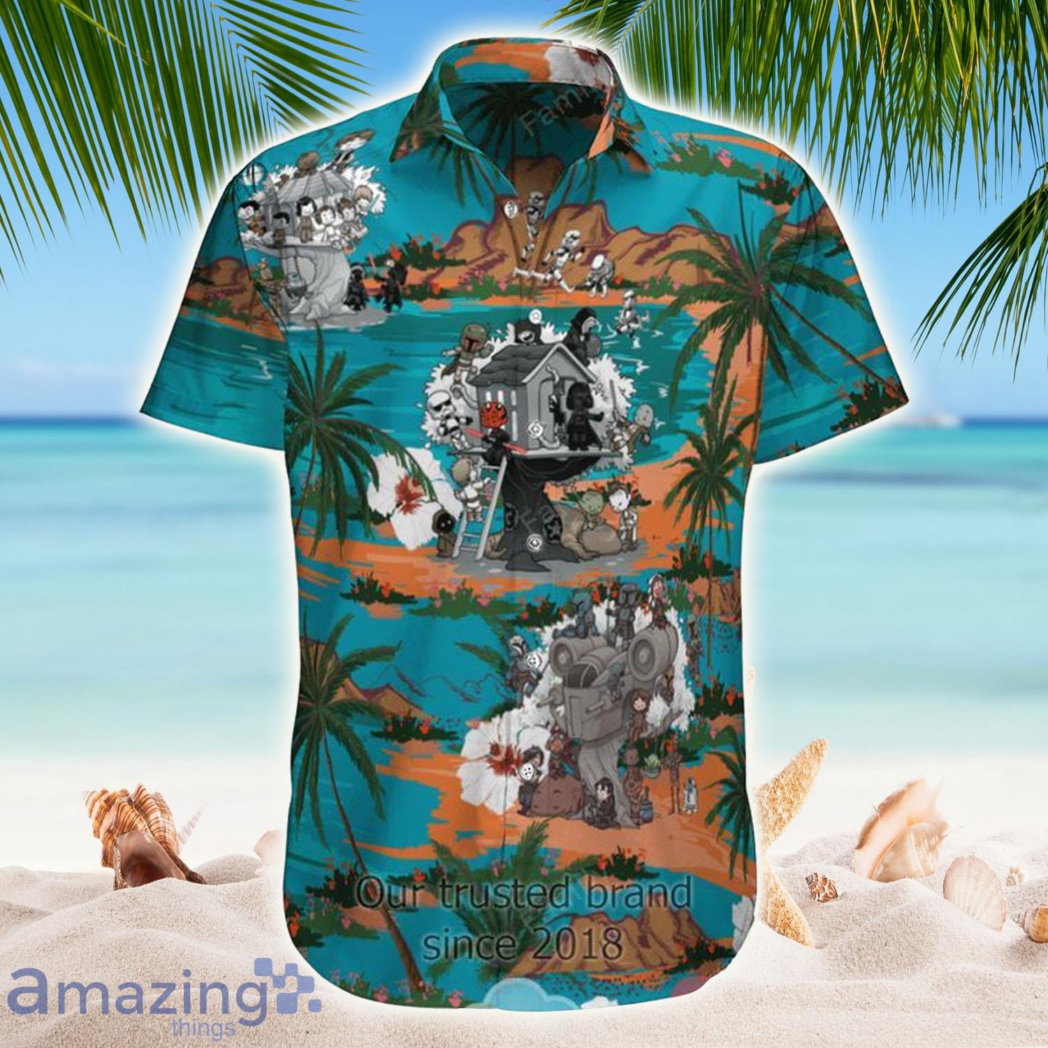 Baby Yoda Christmas Star Wars Summer Unisex Hawaiian Shirt - Jolly Family  Gifts