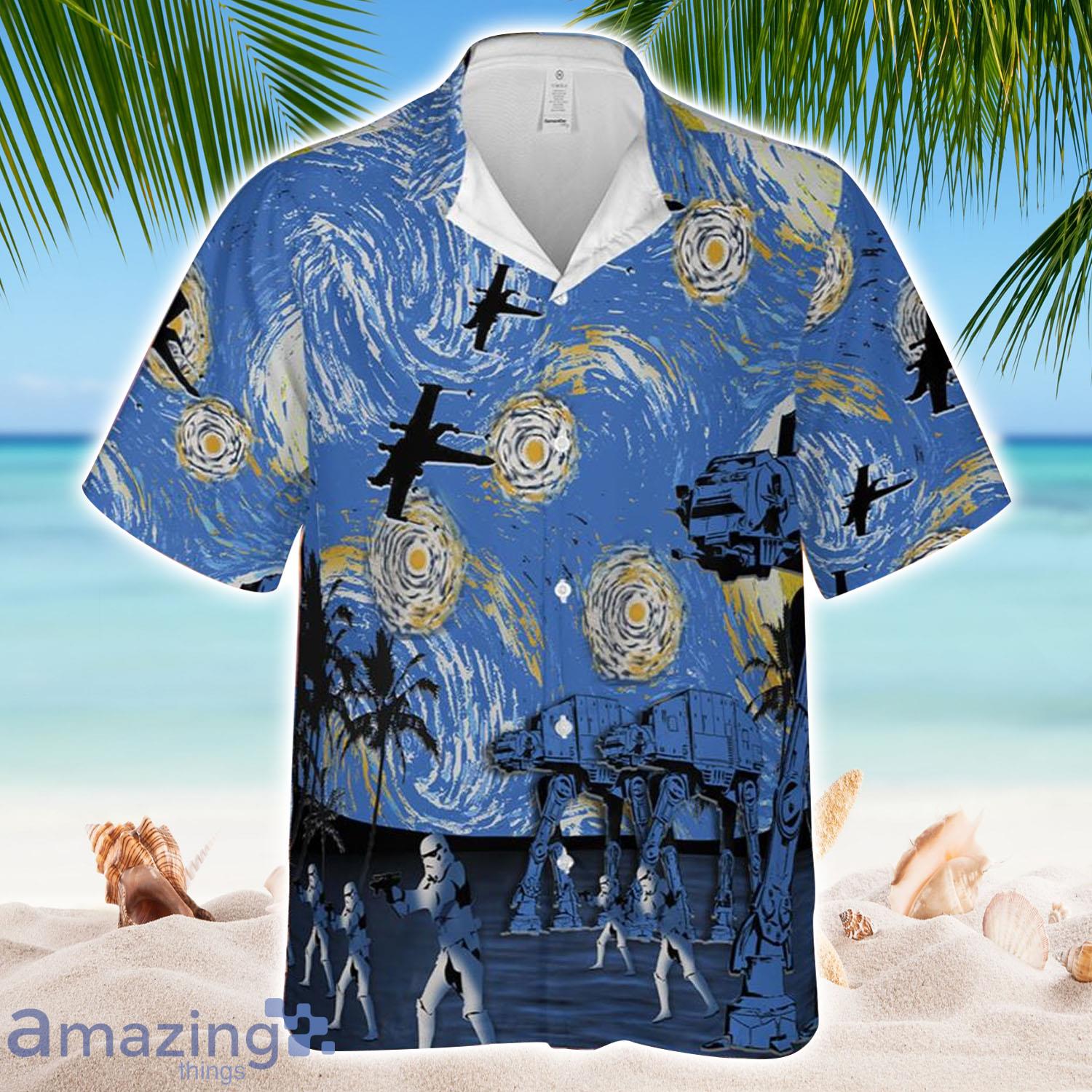 Star Wars Hawaiian Shirt Blue Sky - Star Wars Hawaiian Shirt Blue Sky