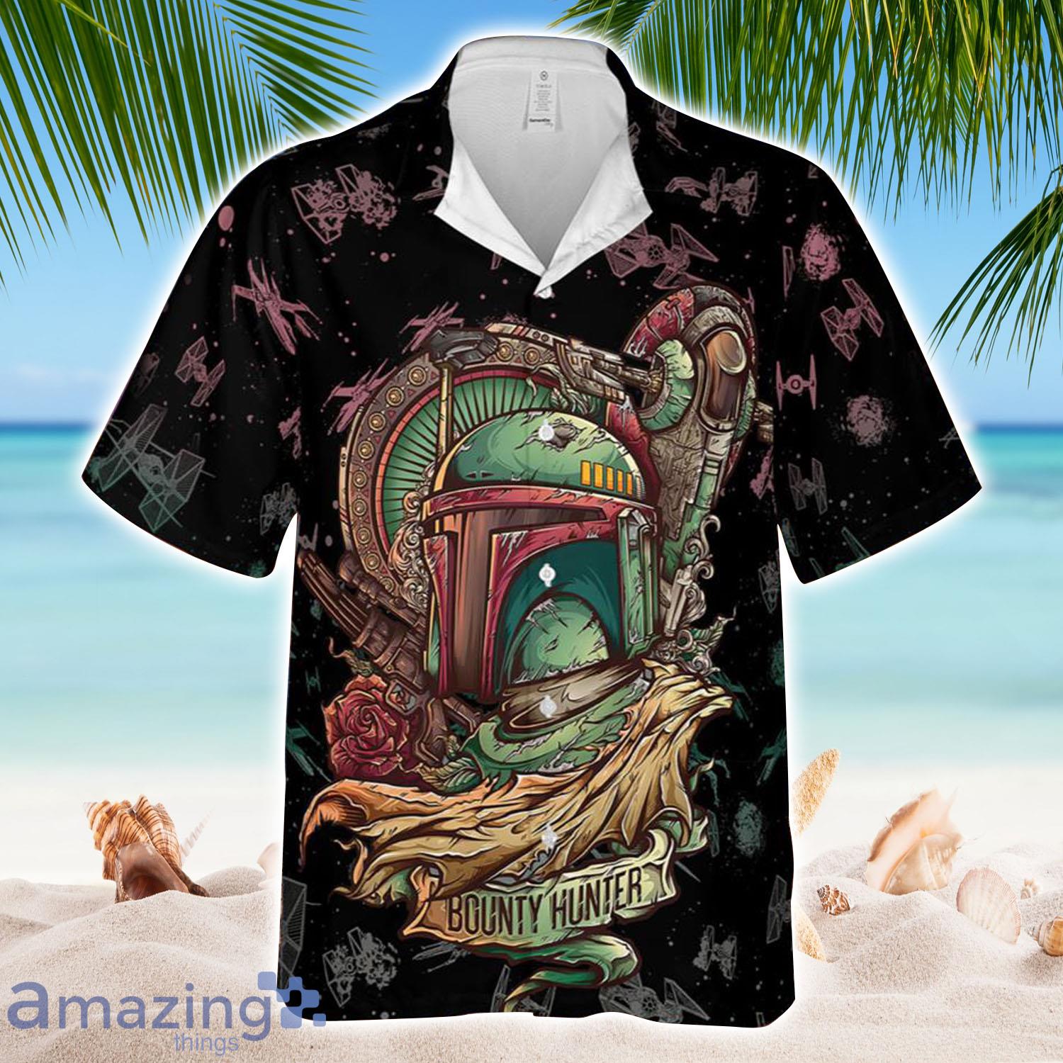Star Wars Hawaiian Shirt Vintage Mandalorian - Star Wars Hawaiian Shirt Vintage Mandalorian