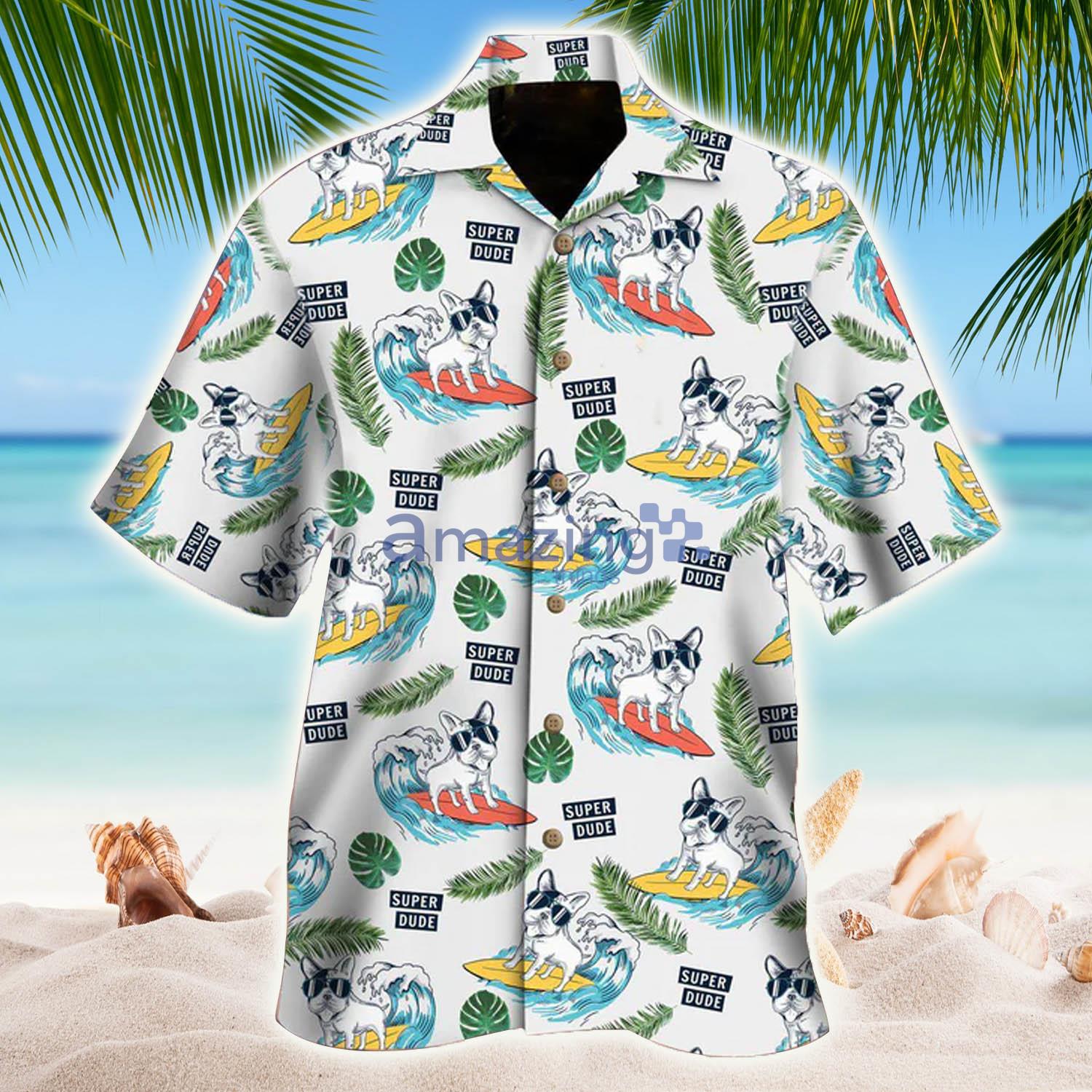 Surfing Dog Hawaiian Shirt - Surfing Dog Hawaiian Shirt