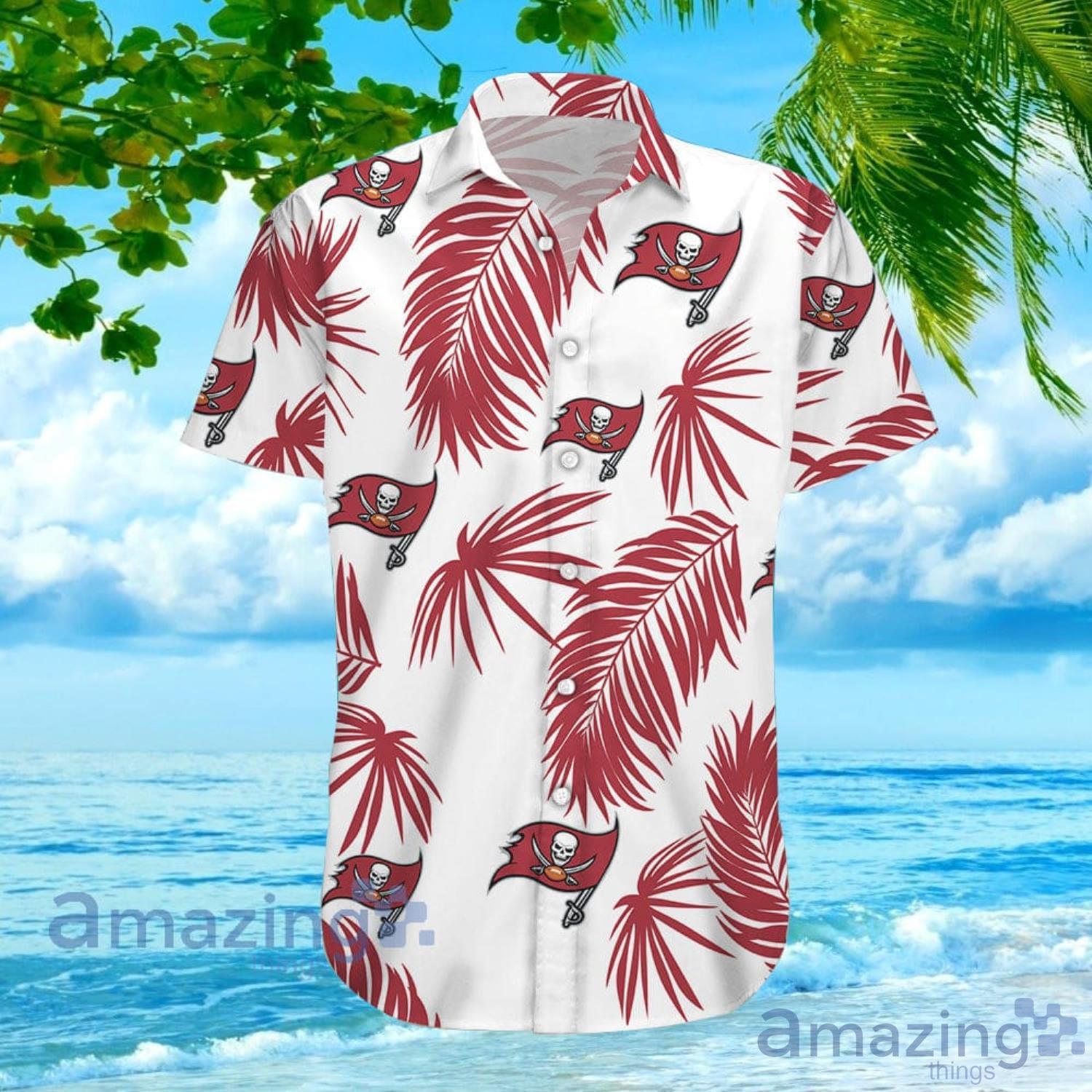 Tampa Bay Buccaneers Flower Leaf Hawaiian Shirt For Men And Women