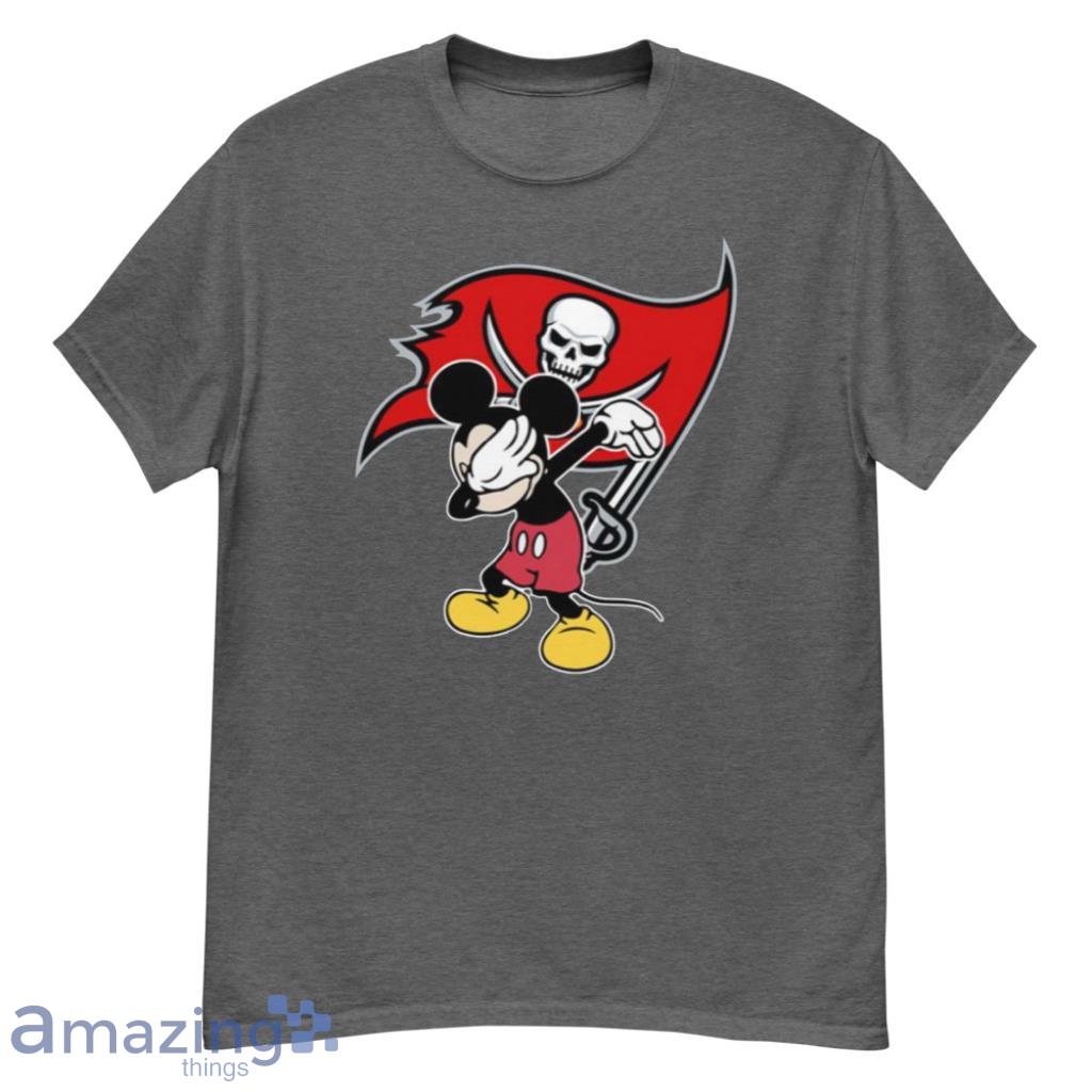 Tampa Bay Buccaneers NFL Football Dabbing Mickey Disney Sports For Fans T Shirt - G500 Men’s Classic T-Shirt-1
