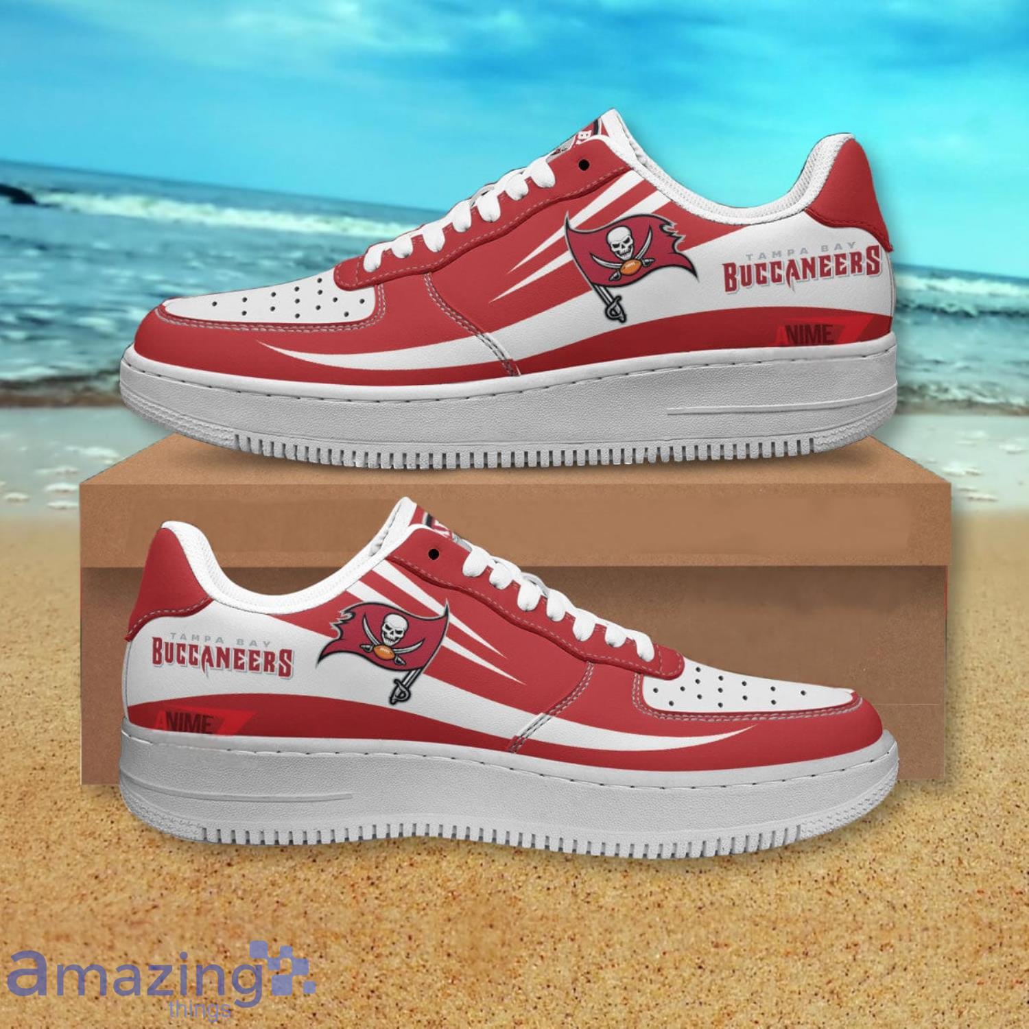 Tampa Bay Buccaneers NFL Red Air Force Shoes Gift For Fans Product Photo 1