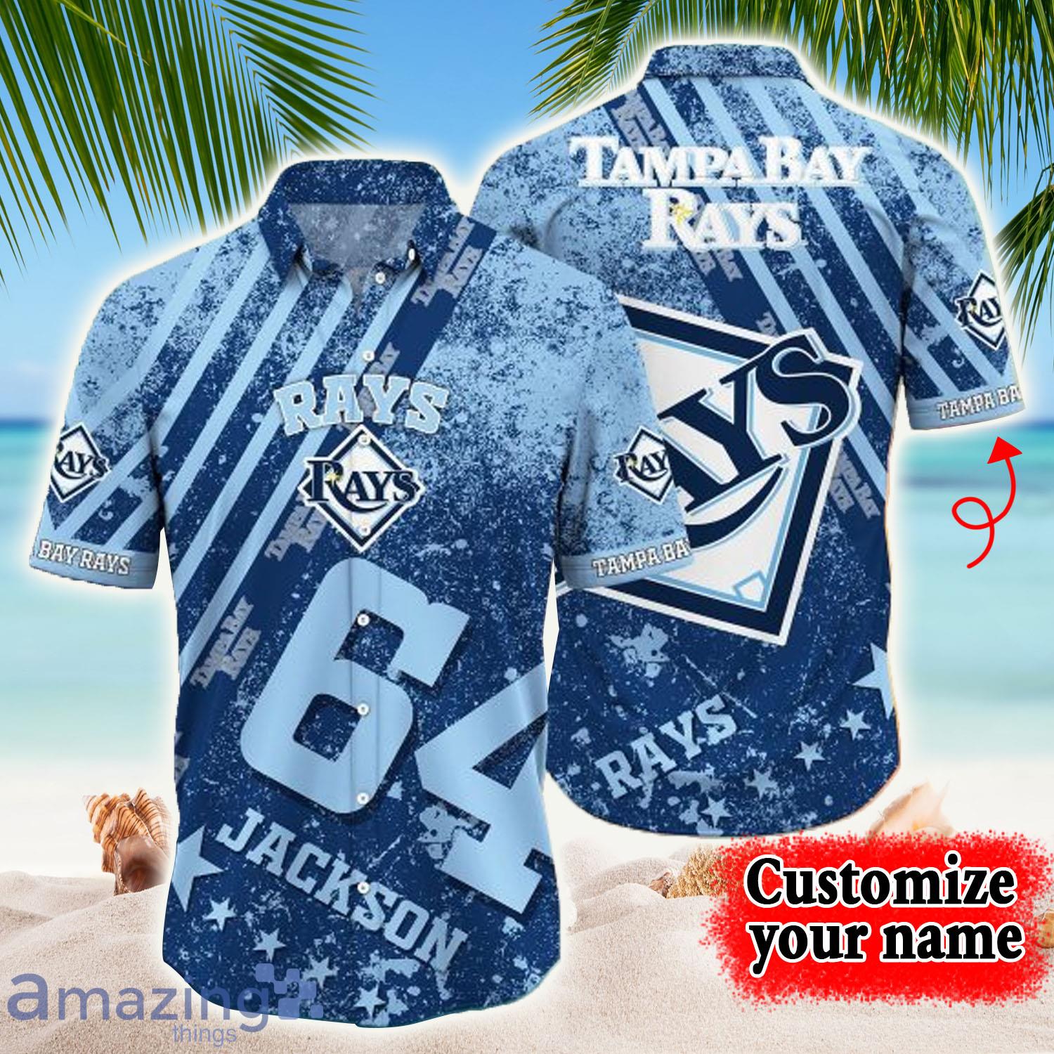Personalized Tampa Bay Rays MLB Aloha Hawaiian Shirt For Mens