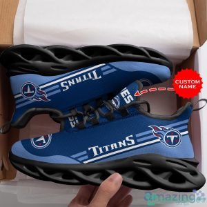 Tennessee Titans Custom Name Max Soul Sneakers Running Shoes image Tennessee Titans Custom Name Max Soul Sneakers Running Shoes
