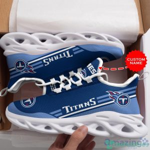 Tennessee Titans Custom Name Max Soul Sneakers Running Shoes image Tennessee Titans Custom Name Max Soul Sneakers Running Shoes