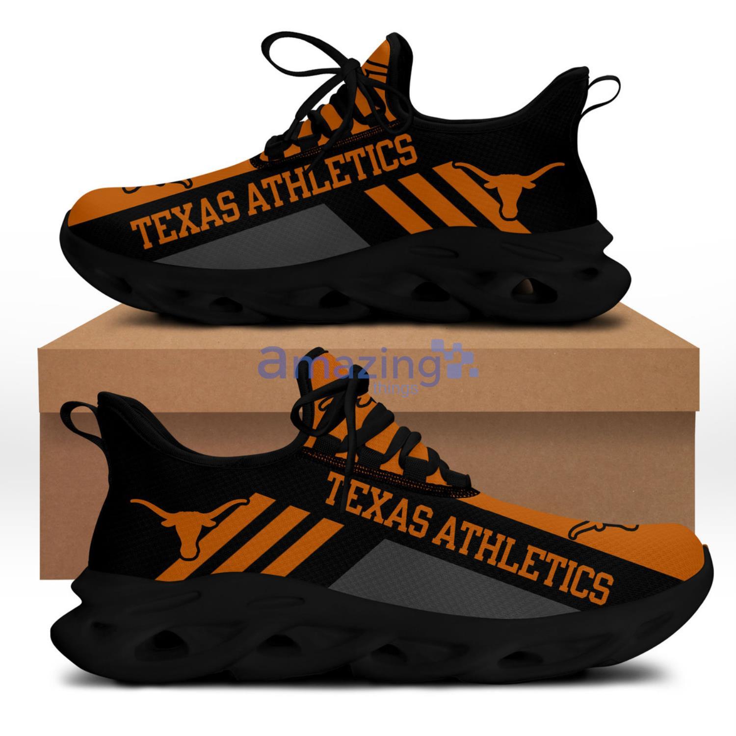 Texas Longhorn Striped Max Soul Sneaker Running Shoes For Fans Product Photo 1