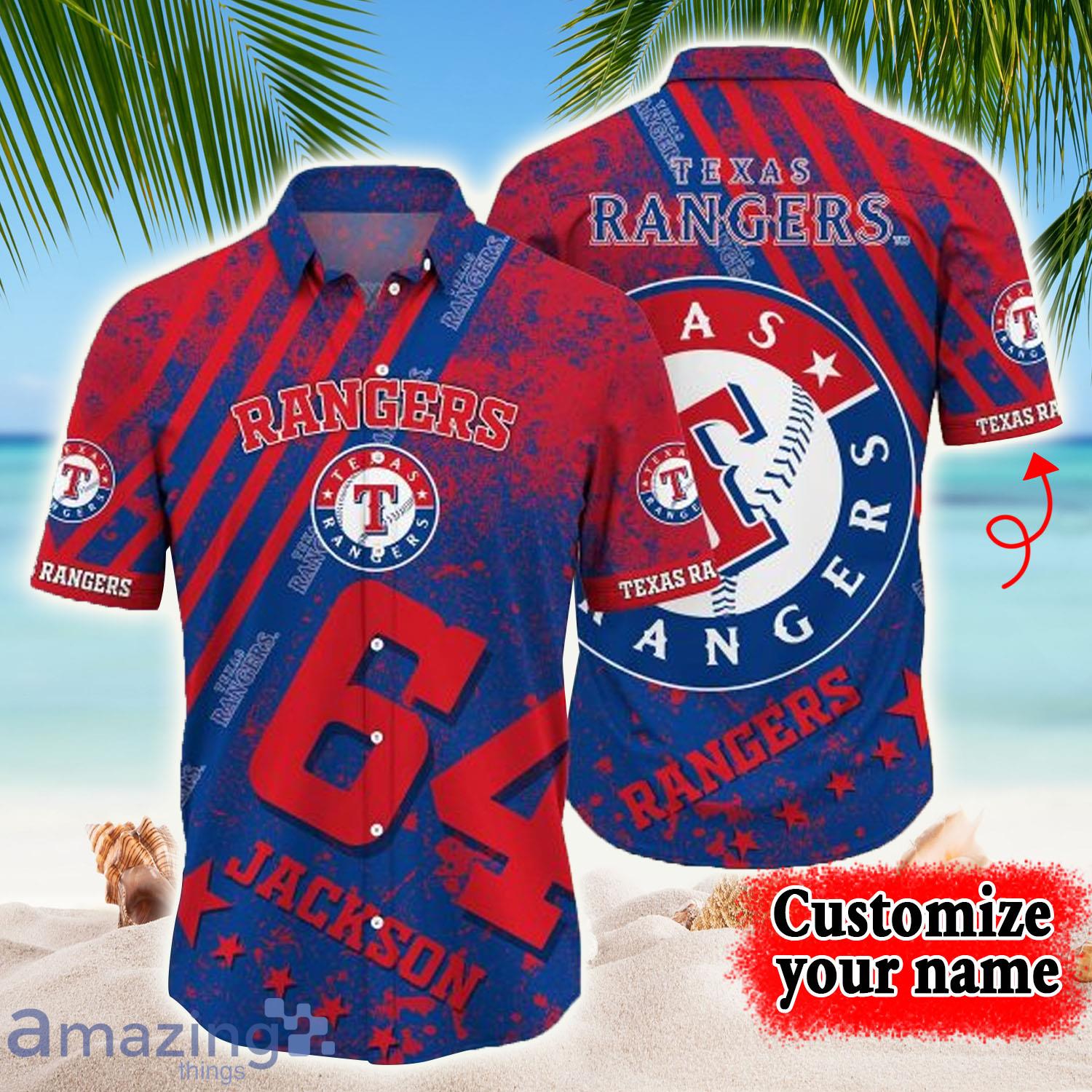 Texas Rangers MLB-Personalized Hawaiian Shirt - Texas Rangers MLB-Personalized Hawaiian Shirt