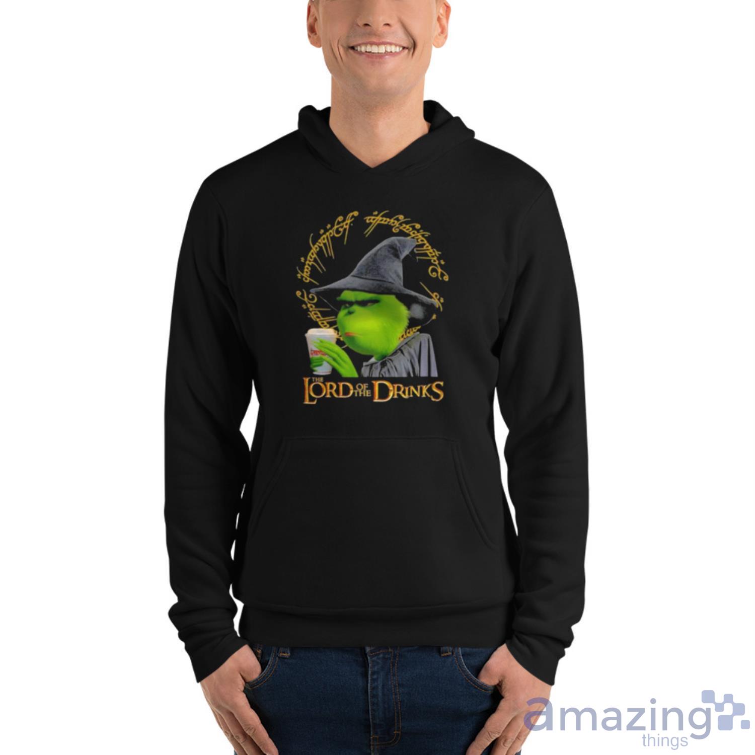The Grinch Dunkin’ Donuts The Lord Of The Drinks Shirt image The Grinch Dunkin’ Donuts The Lord Of The Drinks Shirt - Unisex Fleece Pullover Hoodie