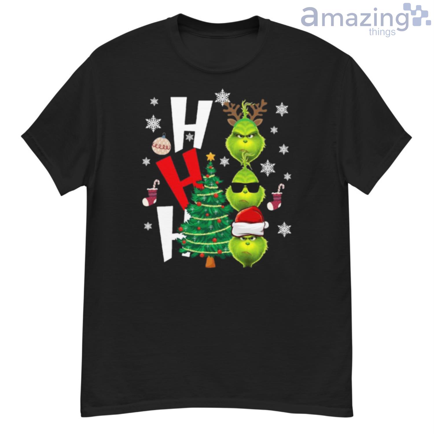 The Grinch Ho Ho Ho Christmas Sweater Shirt - G500 Men’s Classic T-Shirt