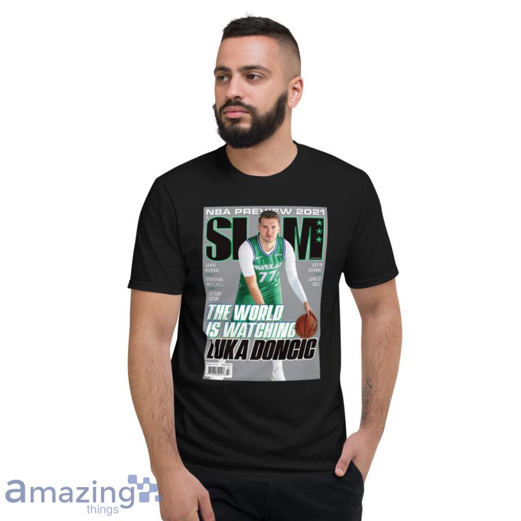 The World Is Watching Luka Doncic T Shirt image The World Is Watching Luka Doncic T-Shirt - Short Sleeve T-Shirt