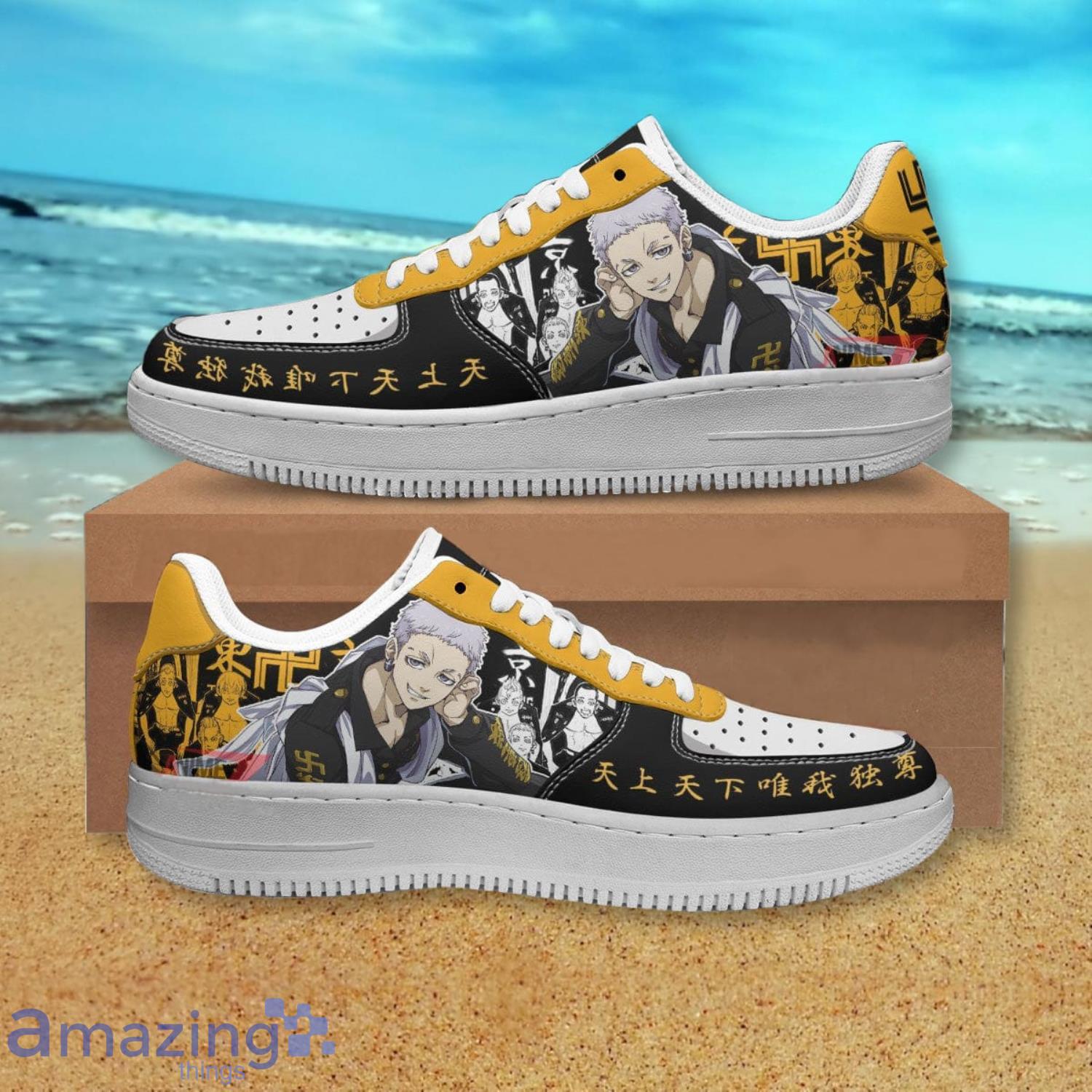 Tokyo Revengers Takashi Mitsuya Air Force Shoes Gift For Animes Fans Product Photo 1