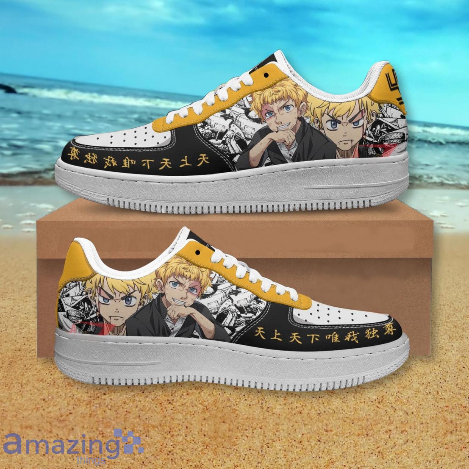 Tokyo Revengers Takemichy Air Force Shoes Gift For Animes Fans Product Photo 1