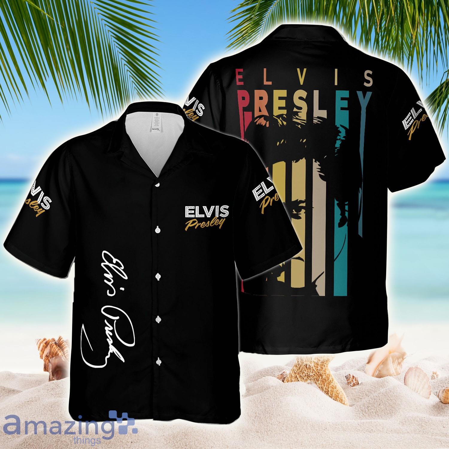 Vintage Retro The King Elvis Presley Hawaiian Shirt - Vintage Retro The King Elvis Presley Hawaiian Shirt