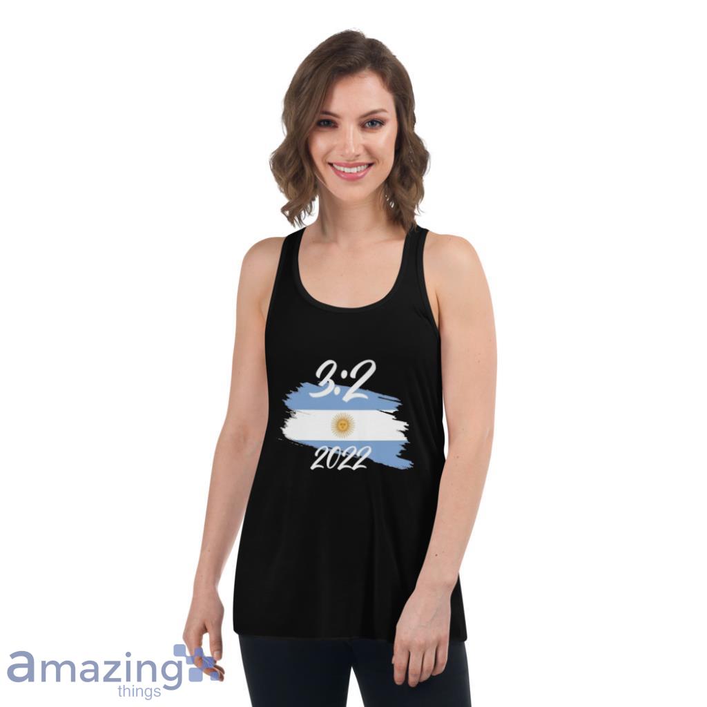 World Cup 2022 Argentina T Shirt image World Cup 2022 Argentina T-Shirt - Womens Flowy Racerback Tank